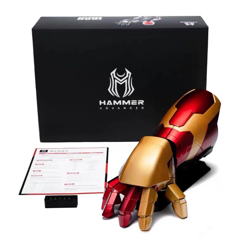 1:1 Iron Man MK42 Gauntlet Arm Wearable Cosplay Armor Voice/Remote Control Gift 1:1 Iron Man MK42 Gauntlet Arm Wearable Cosplay Armor Voice/Remote Control Gift