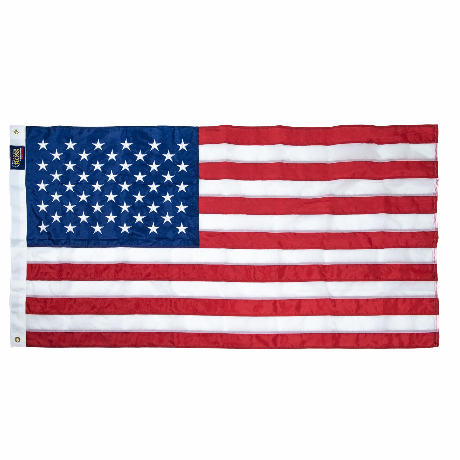 Elizabeth Ross | 3’ x 5’ ft. American Flag with 3\' x 5\', Red, White, Blue Elizabeth Ross | 3’ x 5’ ft. American Flag with 3\' x 5\', Red, White, Blue
