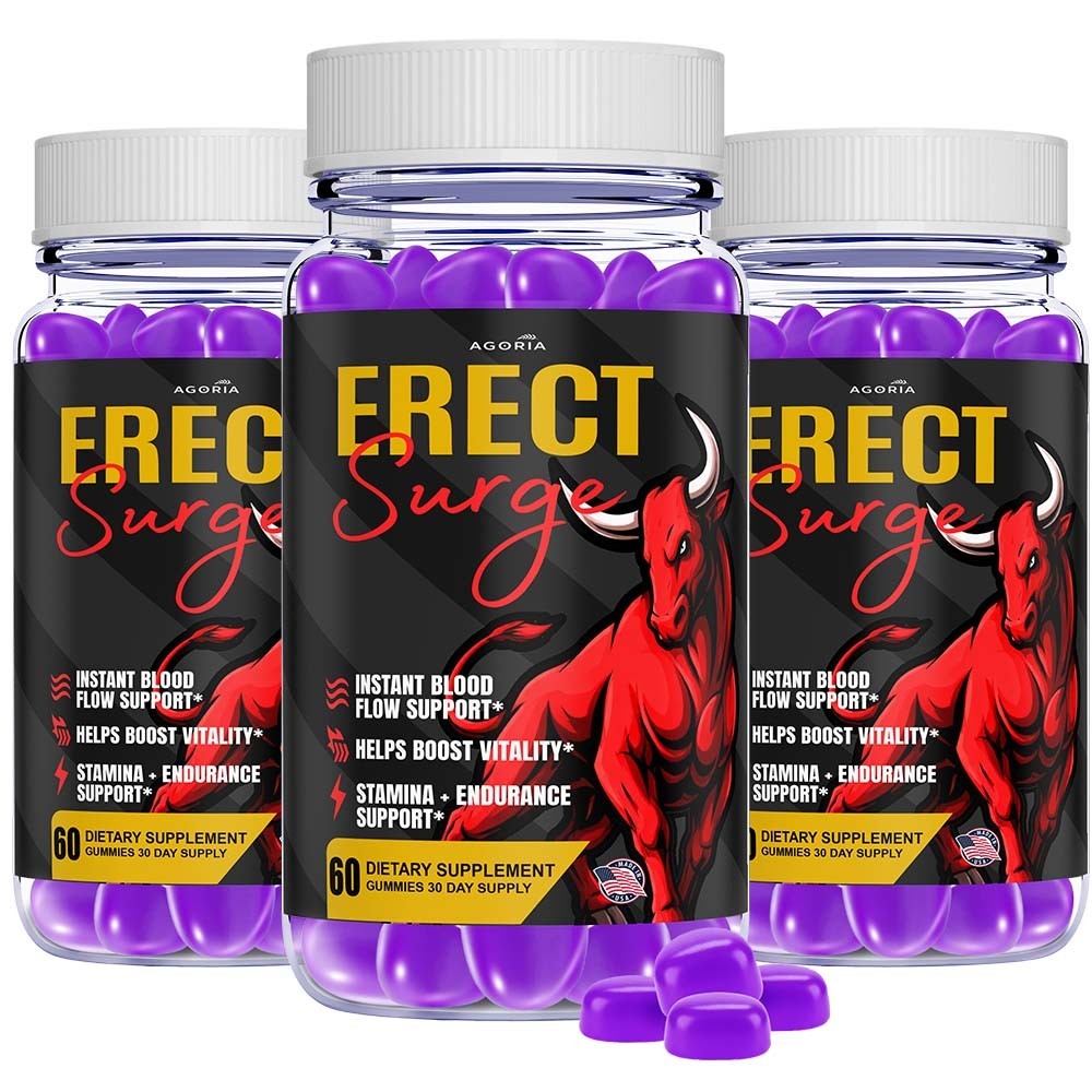 (3 Pack) Erect Surge Advanced Male Health Support Supplement, ErectSurge Gummies (3 Pack) Erect Surge Advanced Male Health Support Supplement, ErectSurge Gummies