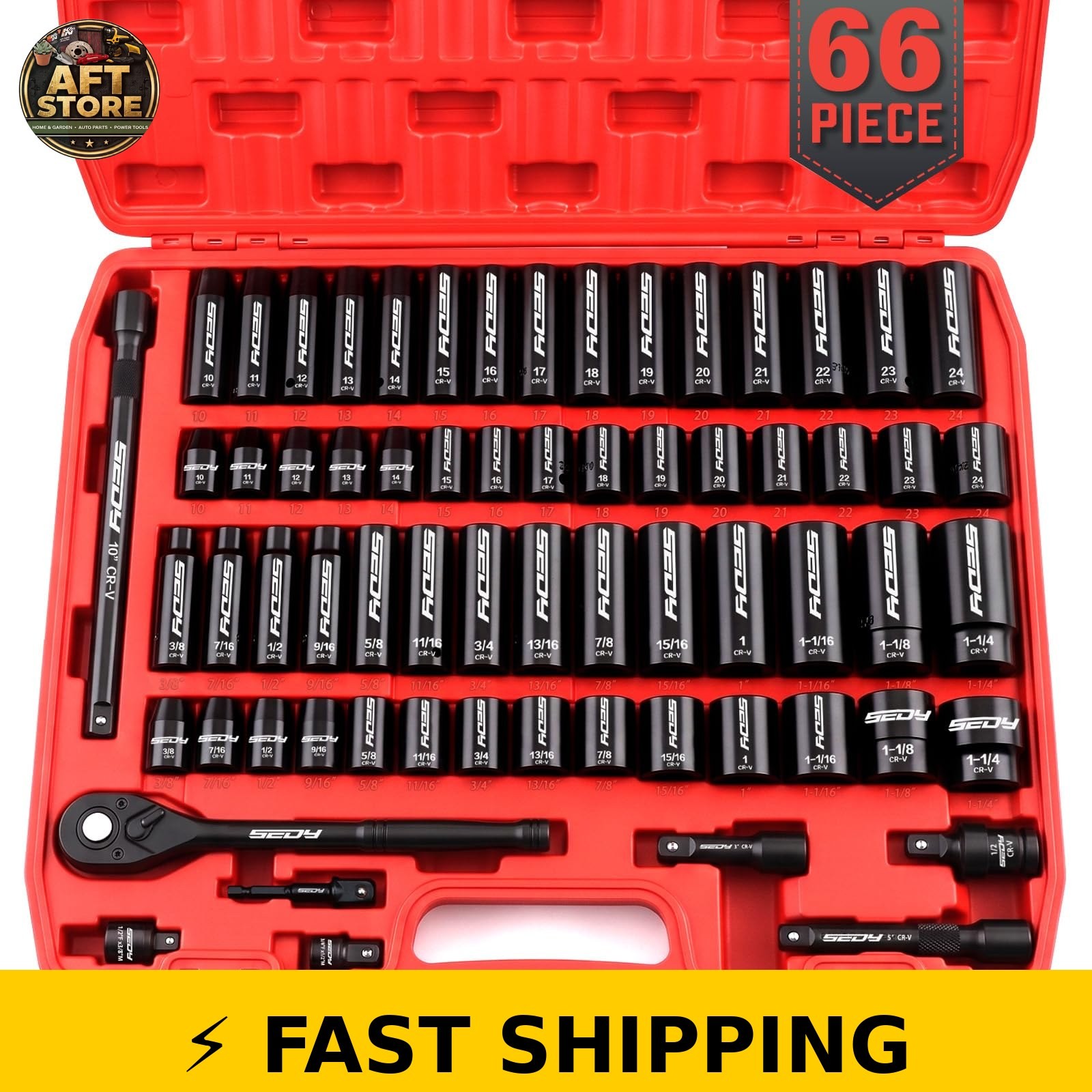 SEDY 66-Piece 1/2