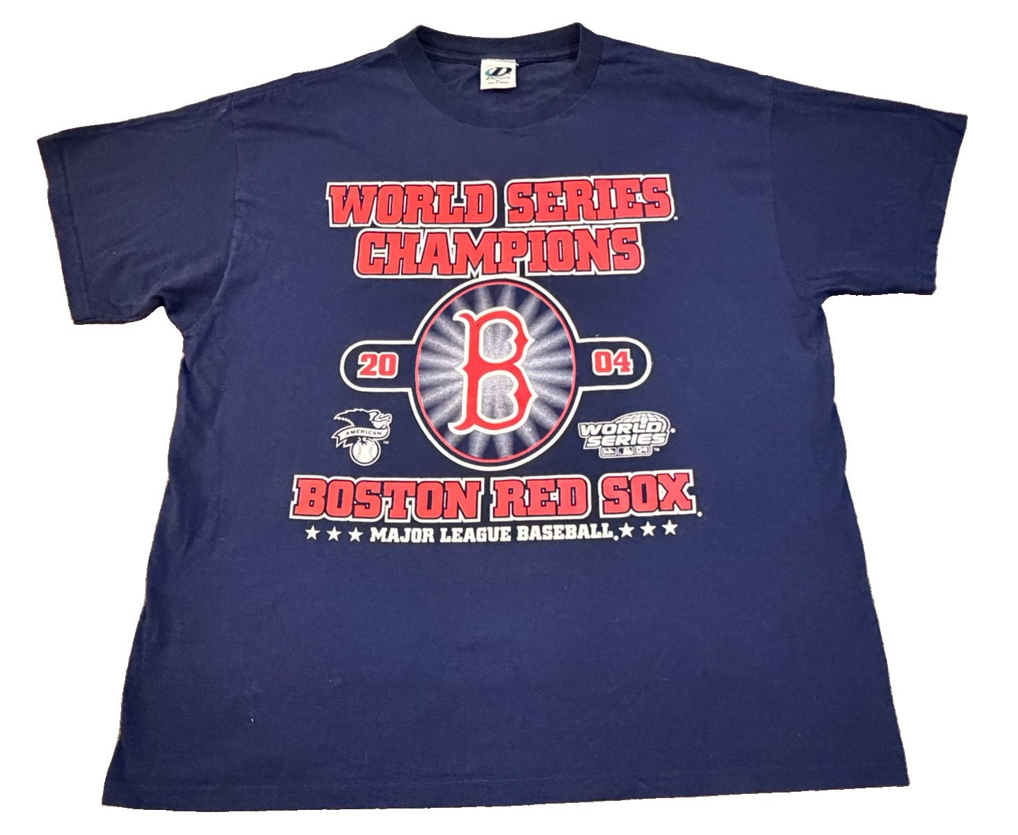 Vintage Boston Red Sox World Series Champs Shirt XL 2004 Double Sided Vintage Boston Red Sox World Series Champs Shirt XL 2004 Double Sided