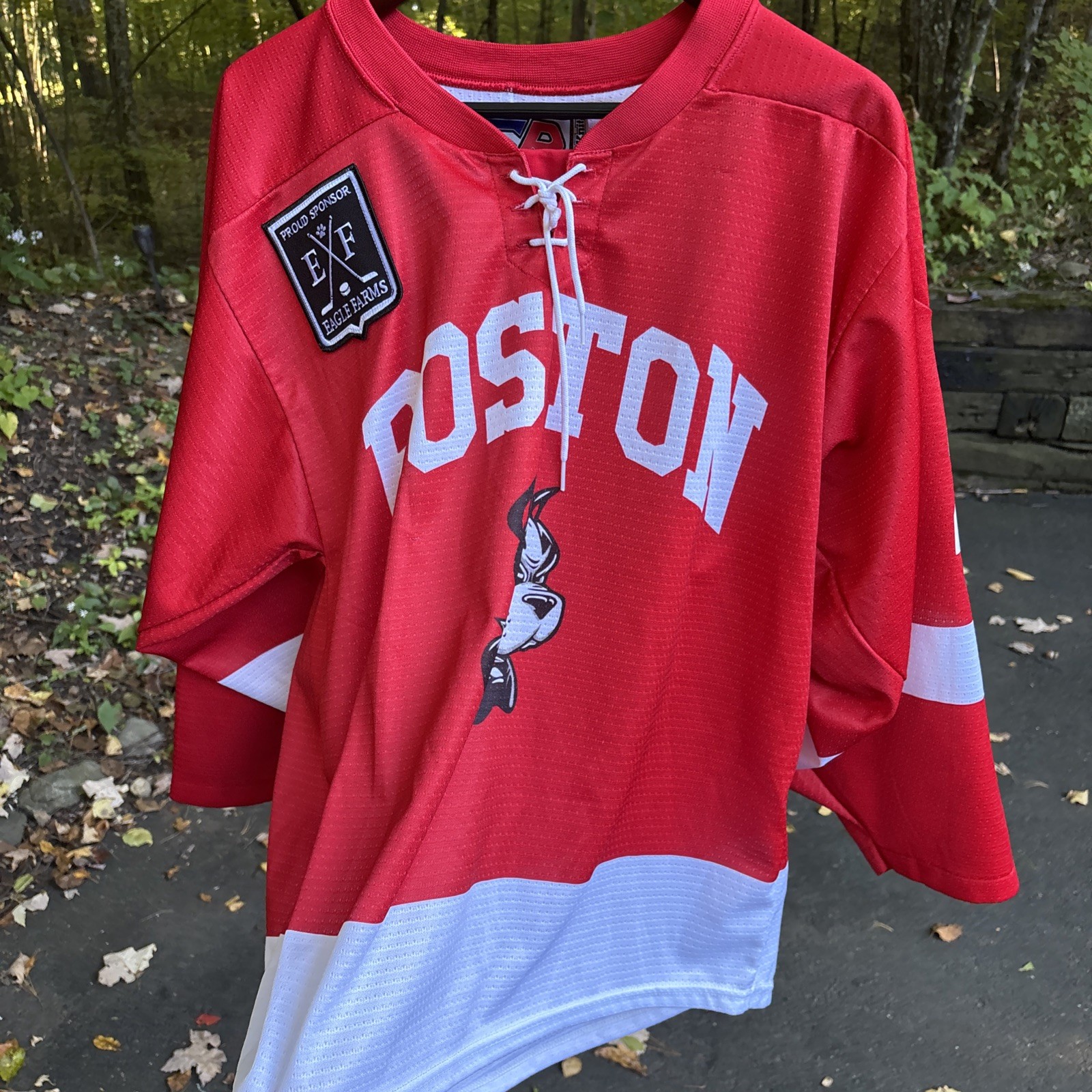 Vintage SP Boston University Terriers Red Hockey Jersey Mens Medium Vintage SP Boston University Terriers Red Hockey Jersey Mens Medium