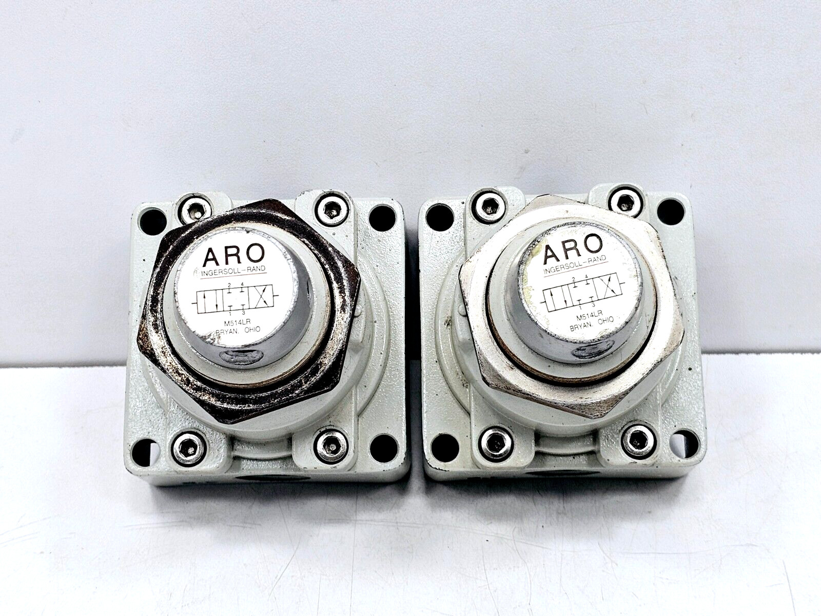 M514LR ARO MANUAL AIR CONTROL VALVE INGERSOLL RAND LOT OF 2 M514LR ARO MANUAL AIR CONTROL VALVE INGERSOLL RAND LOT OF 2