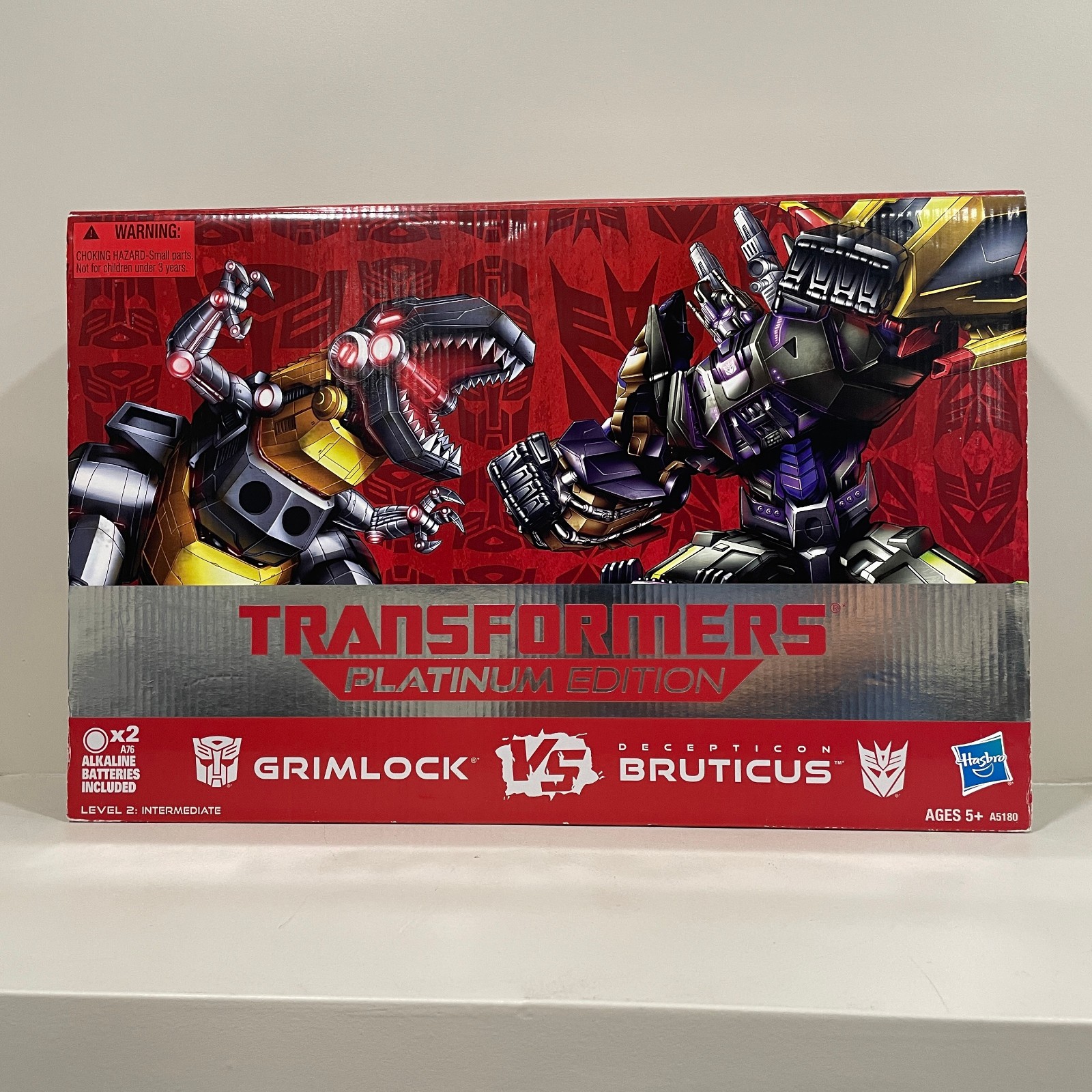 Hasbro Transformers Grimlock Vs. Bruticus Platinum Edition Series Set NEW