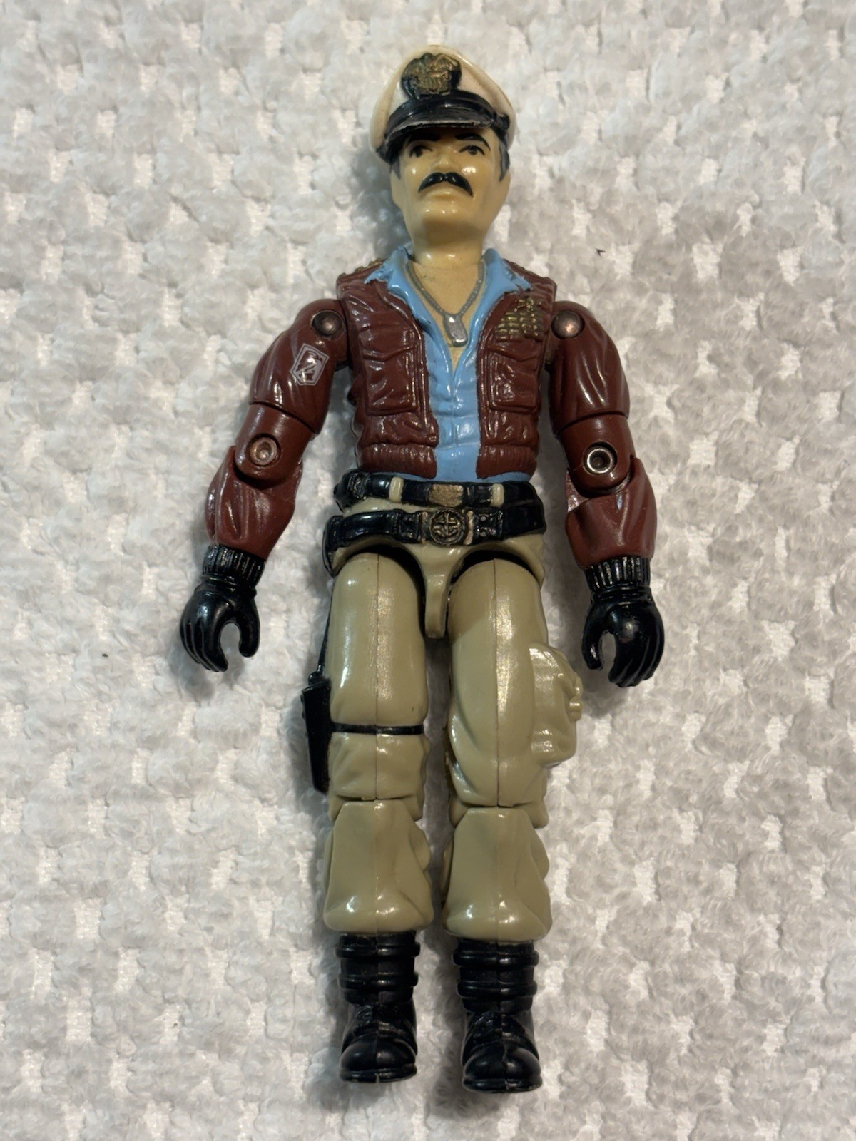 Vintage Hasbro GI Joe Admiral Keel Haul 1985 Action Figure USS Flagg Driver Vintage Hasbro GI Joe Admiral Keel Haul 1985 Action Figure USS Flagg Driver