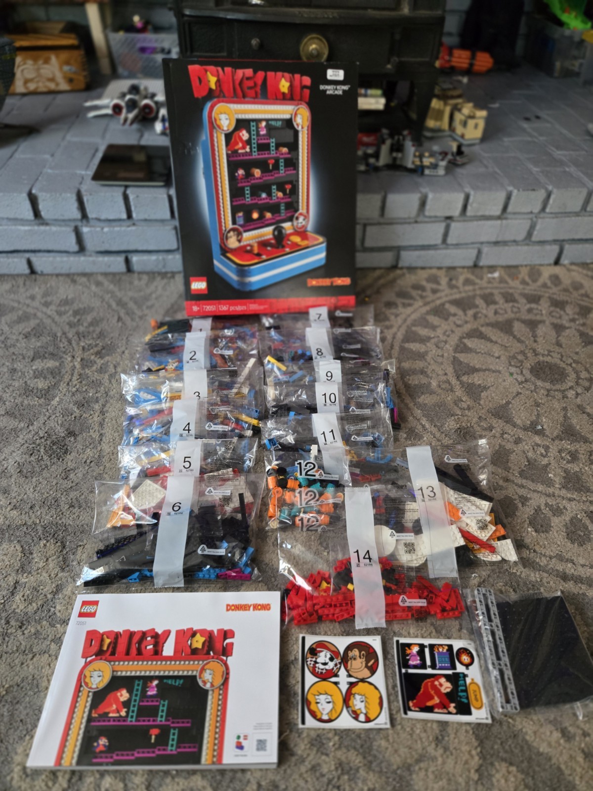 💥LEGO Super Mario Donkey Kong™ Arcade 18+ 1367 pieces. #72051 (NO-BOX) 💥LEGO Super Mario Donkey Kong™ Arcade 18+ 1367 pieces. #72051 (NO-BOX)