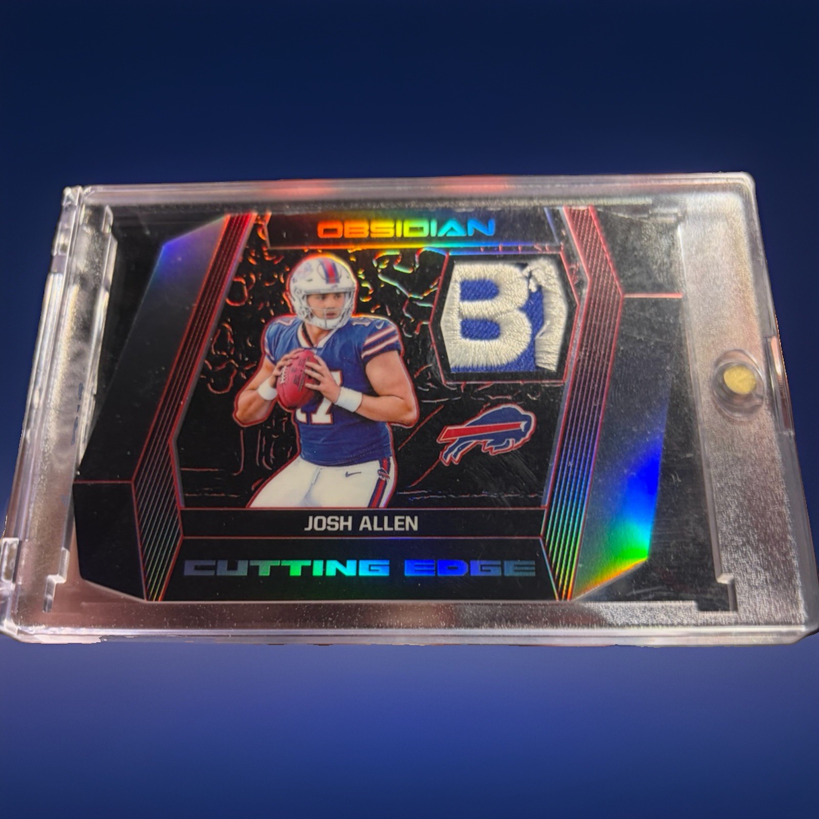 #1 of 5🔥 Josh Allen 2018 Panini Obsidian Cutting Edge Patch Rookie worn patch #1 of 5🔥 Josh Allen 2018 Panini Obsidian Cutting Edge Patch Rookie worn patch