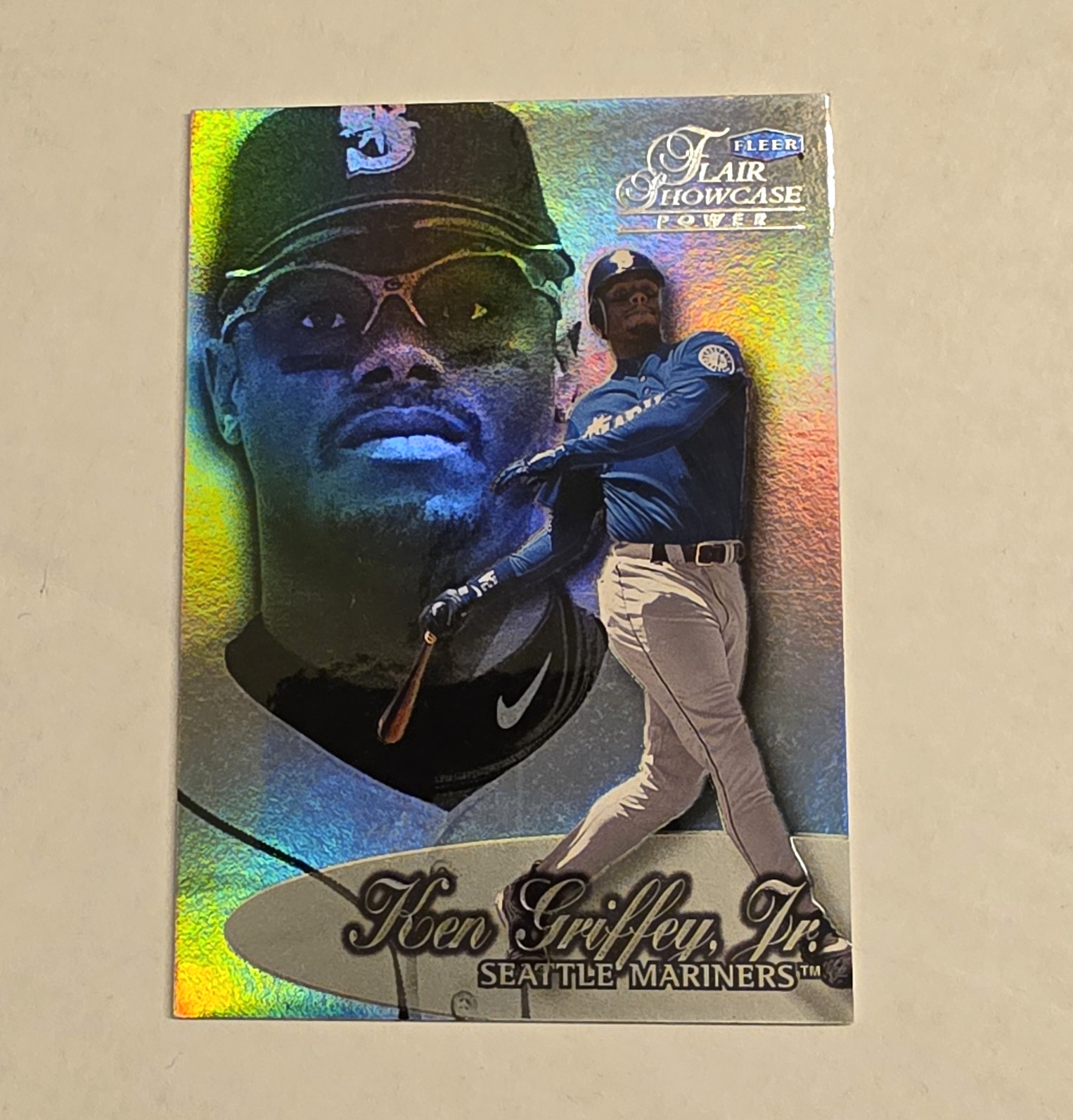 1999 Flair Showcase Power Insert Ken Griffey Jr #3  Mariners Showtime