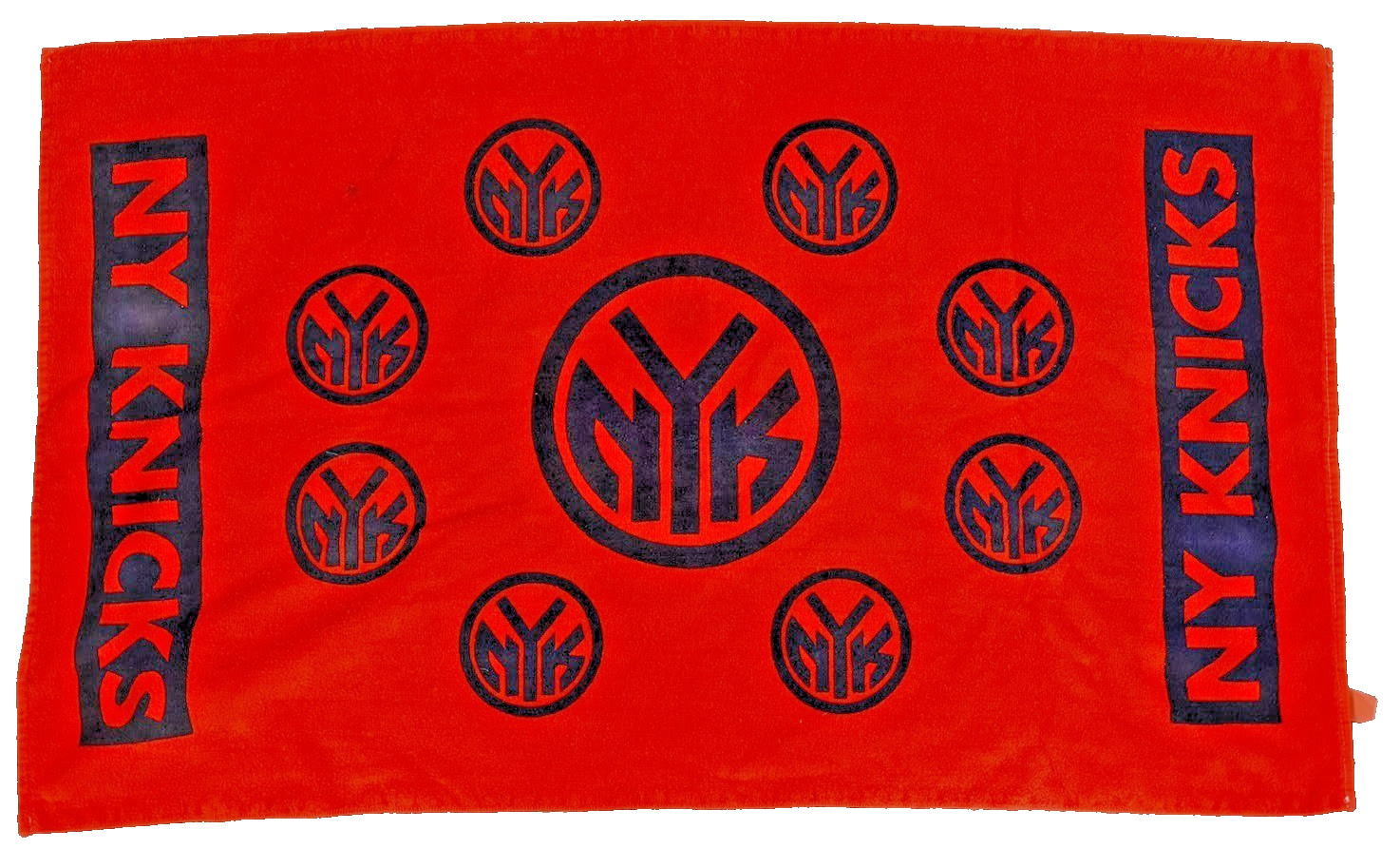 Vintage 1980\'s NEW YORK KNICKS Orange Towel 39x23\ Vintage 1980\'s NEW YORK KNICKS Orange Towel 39x23\