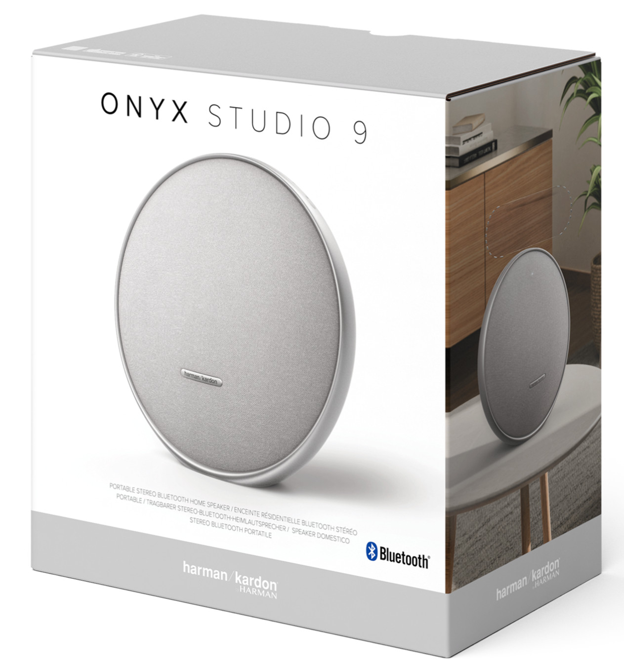 NEW SEALED - Harman Kardon Onyx Studio 9 Bluetooth Home Speaker Grey HKOS9GRYAM