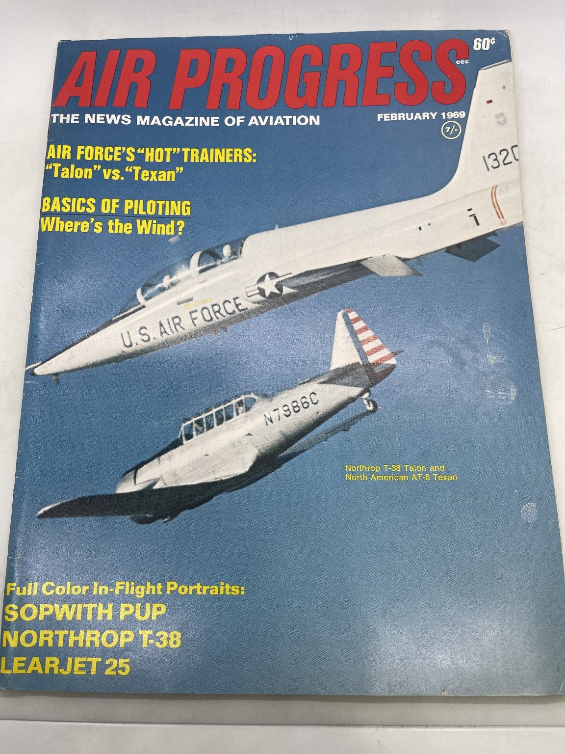 Air Progress February 1969 Magazine T-38 Talon AT-6 Texan Aviation News