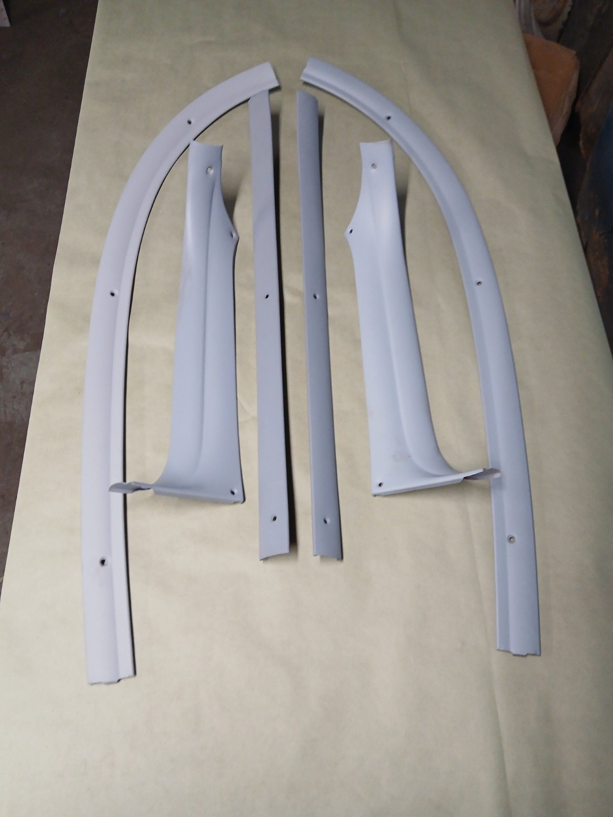 1955 56 Chevy Windshield Interior Garnish Molding Sedan Wagon Bel Air 210 150 A 1955 56 Chevy Windshield Interior Garnish Molding Sedan Wagon Bel Air 210 150 A
