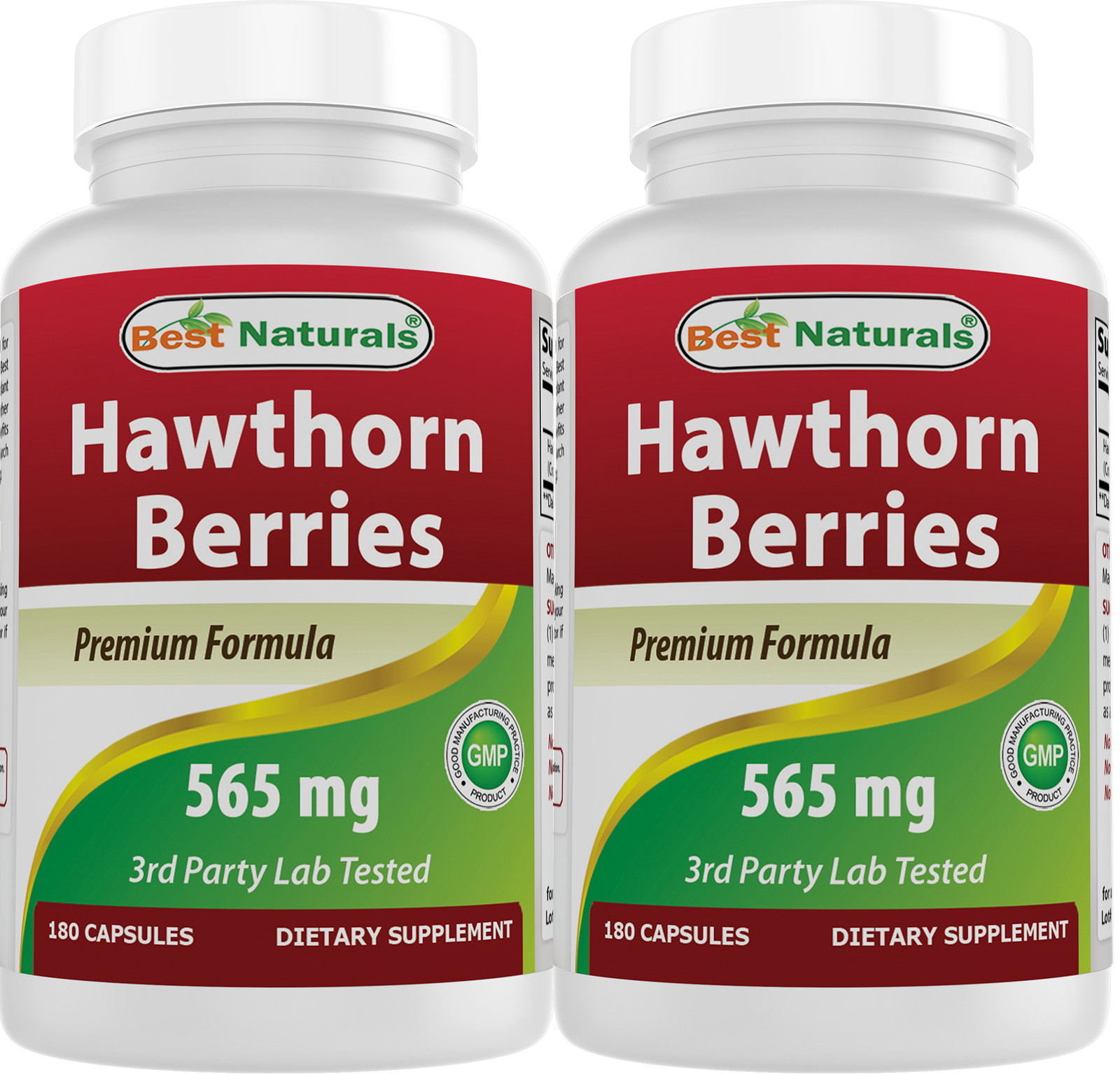 2 Pack Best Naturals Hawthorn Berry 565 mg 180 Capsules 2 Pack Best Naturals Hawthorn Berry 565 mg 180 Capsules