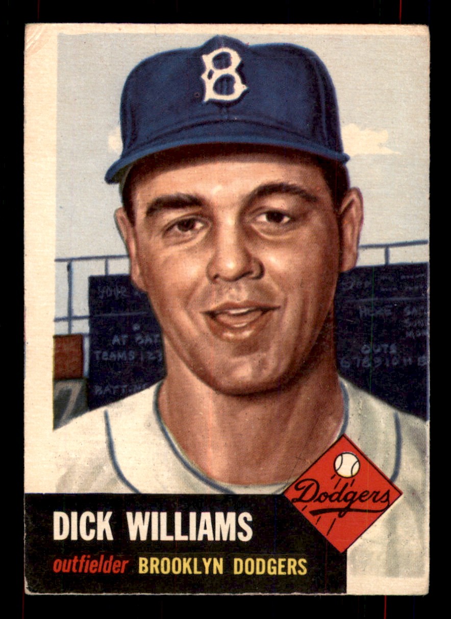 1953 Topps - Dick Williams #125 Rookie GD