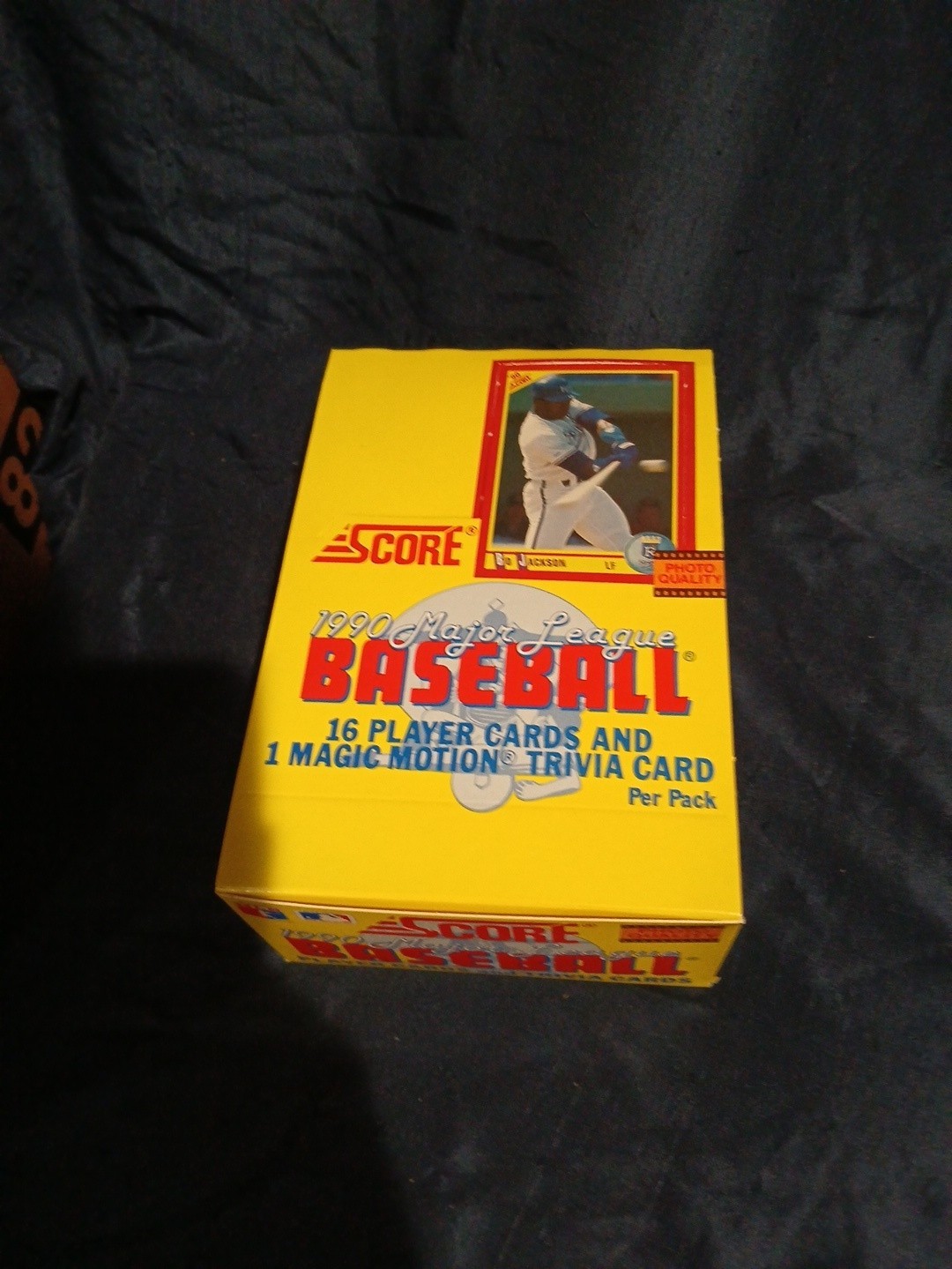 1990 Score Baseball Wax Box 36 Sealed Packs 1990 Score Baseball Wax Box 36 Sealed Packs