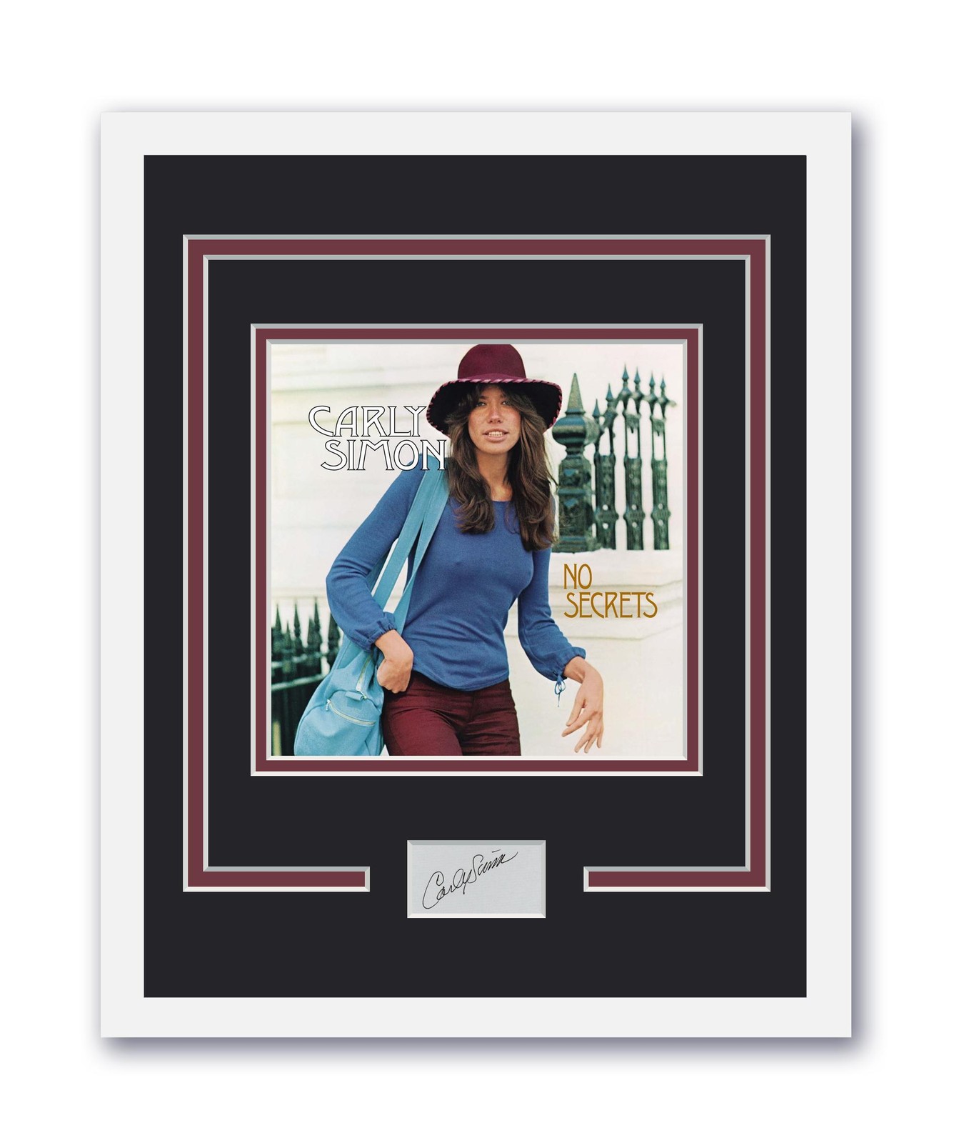 Carly Simon Autographed Signed 11x14 Framed Photo No Secrets ACOA