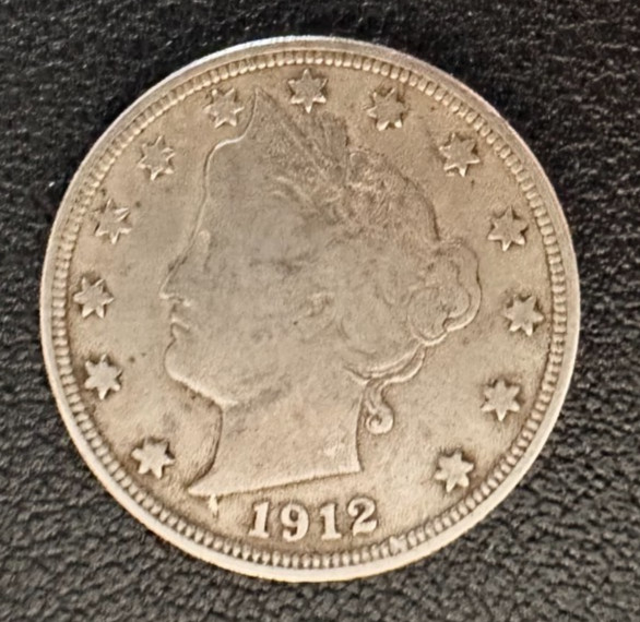 1912-S Liberty V Nickel 5c -- Fine F - Semi Key Date - Ships Free 1912-S Liberty V Nickel 5c -- Fine F - Semi Key Date - Ships Free