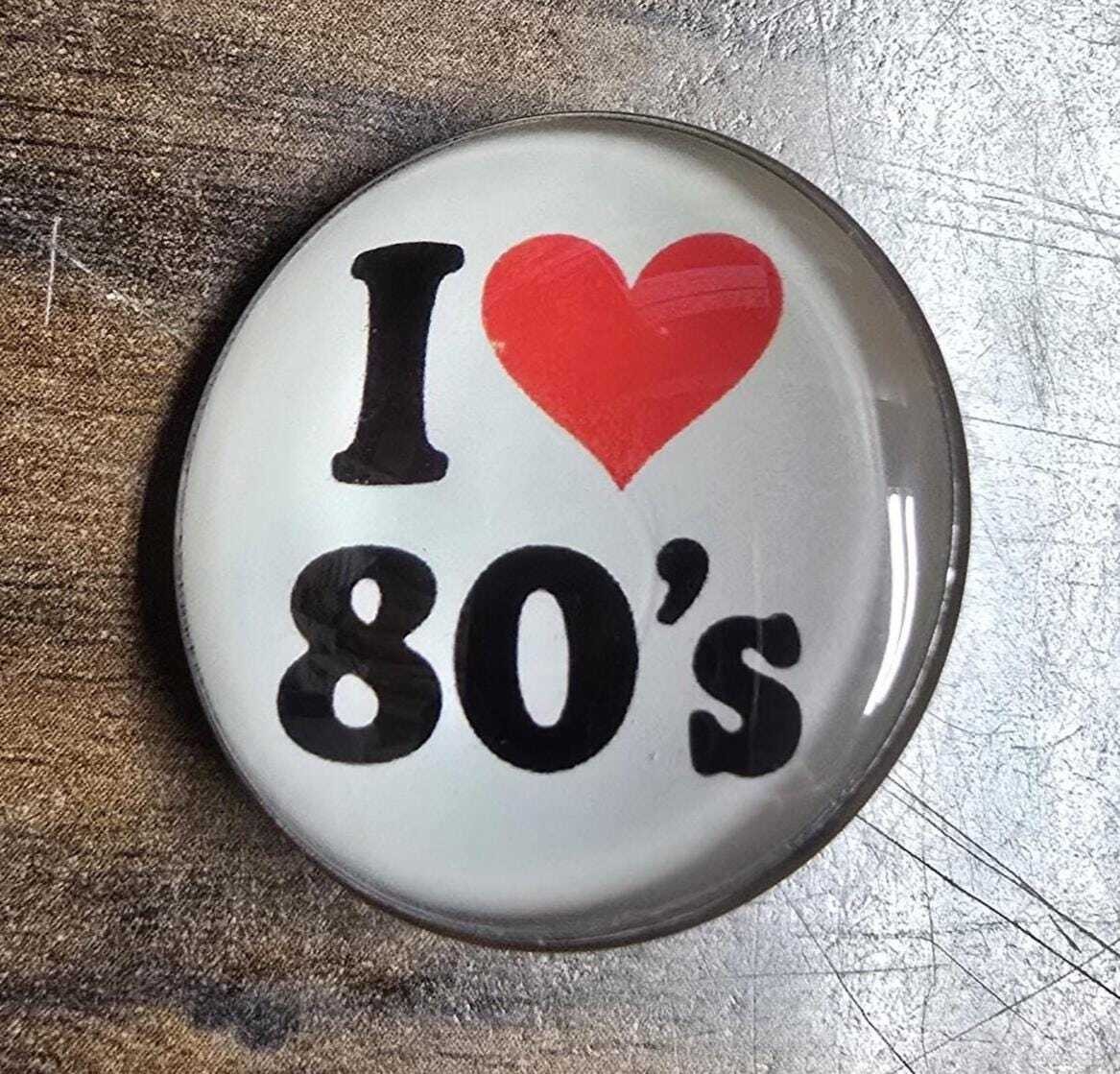 I Love 80s Enamel Pin I Love 80s Enamel Pin