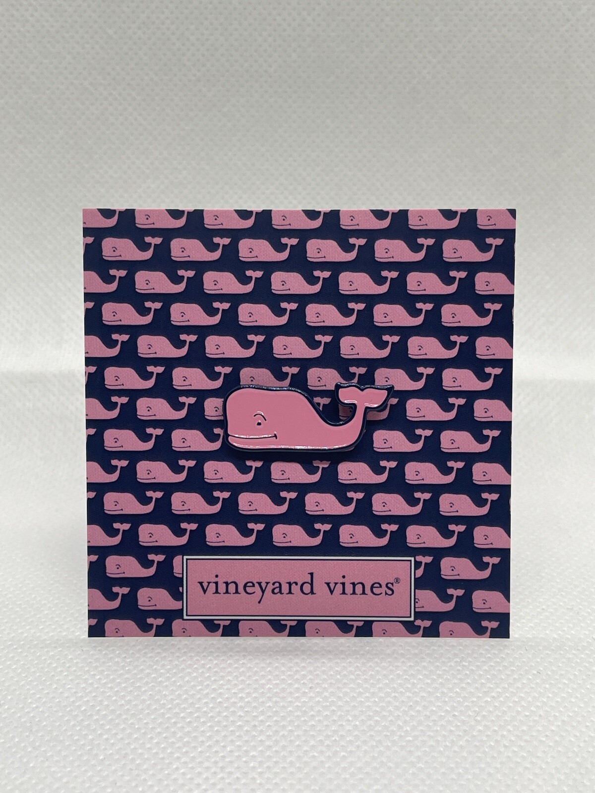 Vineyard Vines Pink Whale Pin Enamel (Rare)
