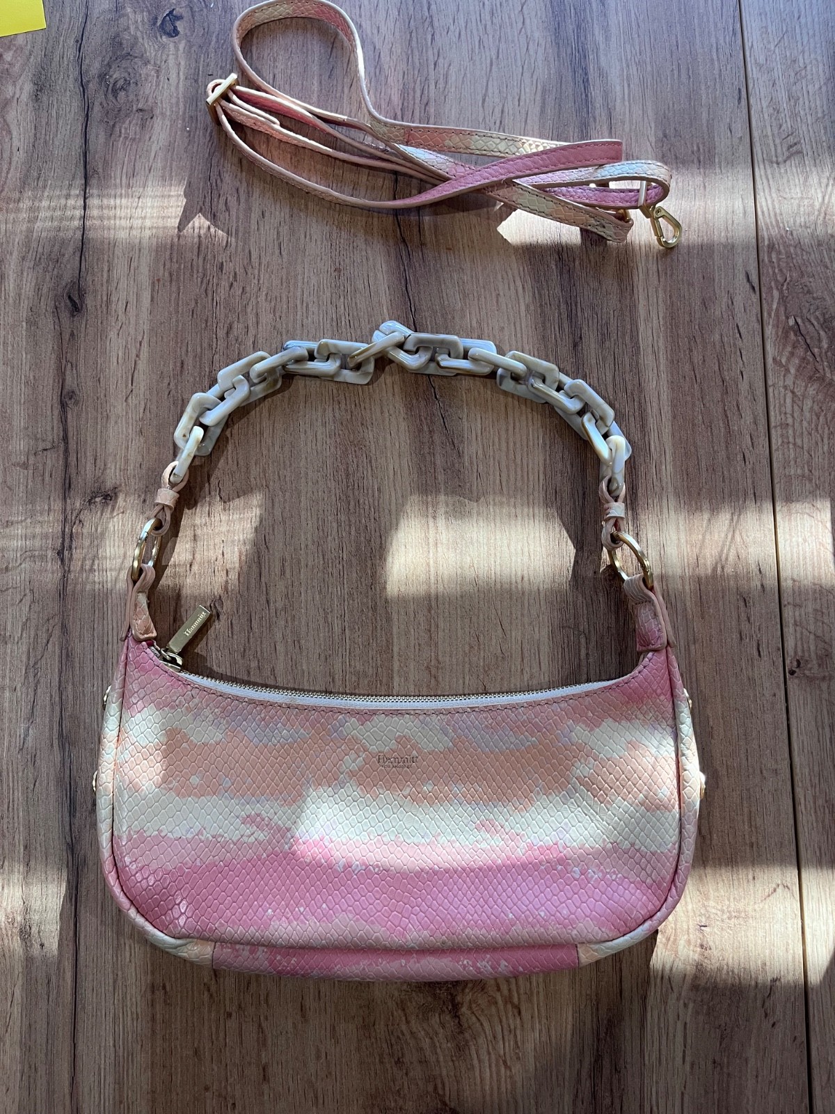 Hammitt Himalayan Snake Shoulder Bag Pink Hammitt Himalayan Snake Shoulder Bag Pink