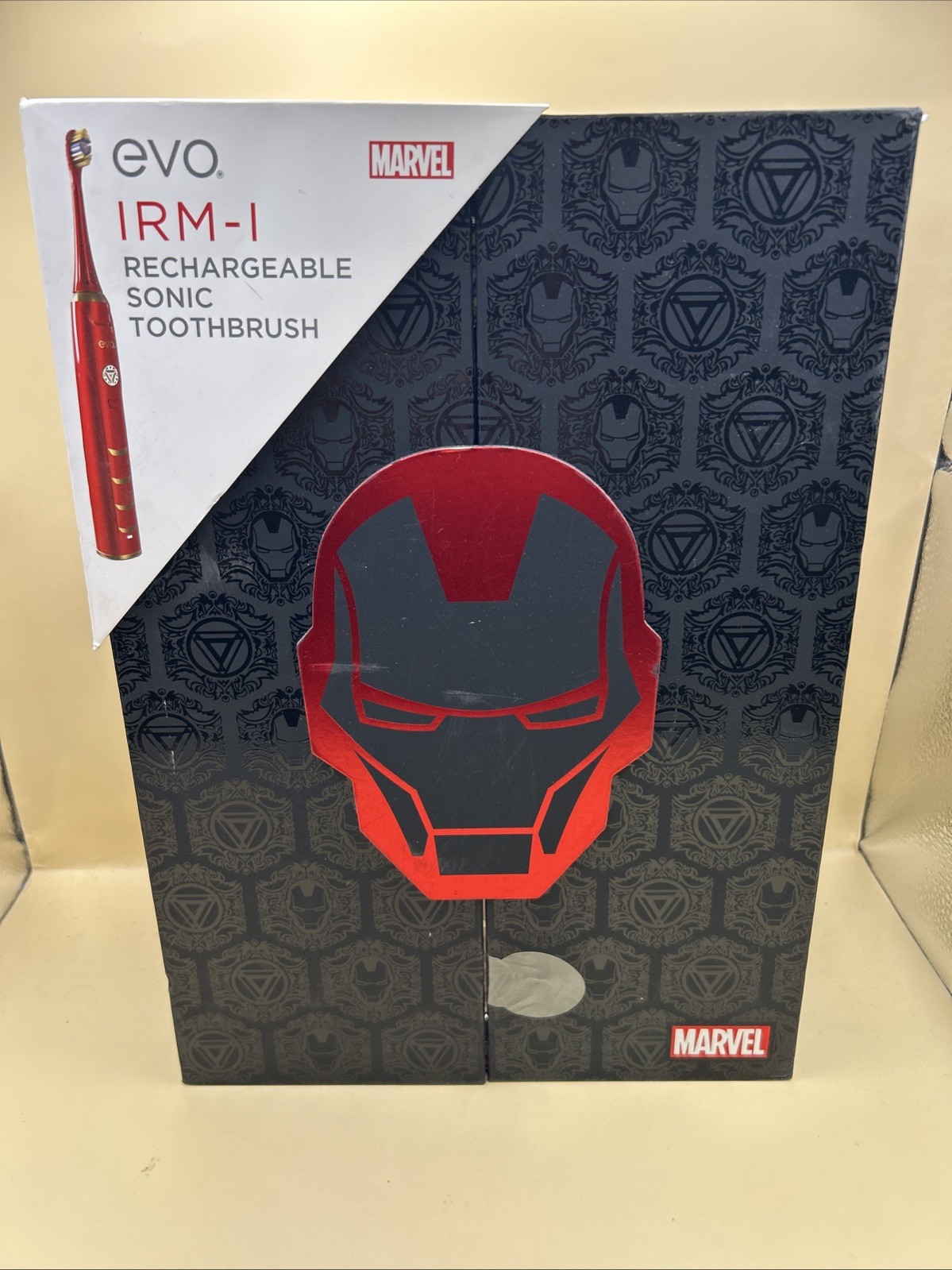 Evo IRM-I - Iron Man Themed Rechargeable Sonic Toothbrush - Brand New Open Box✅ Evo IRM-I - Iron Man Themed Rechargeable Sonic Toothbrush - Brand New Open Box✅