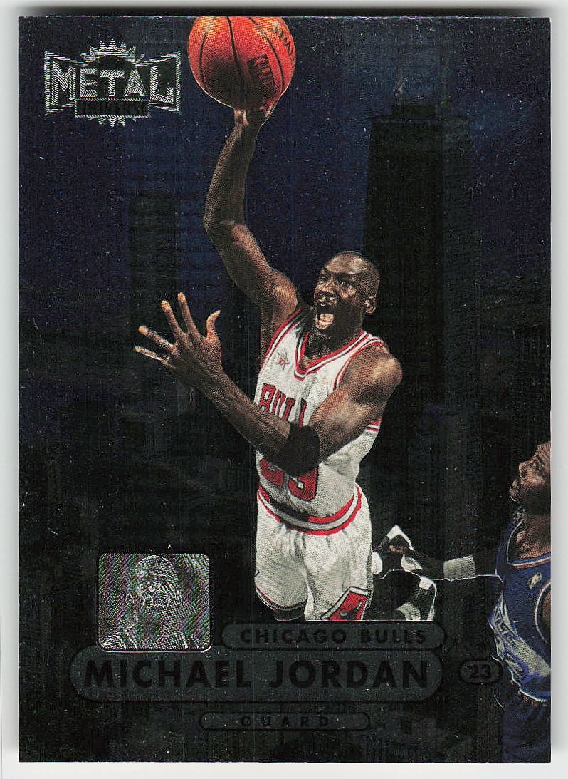 1997-98 Metal Universe Championship #23 Michael Jordan BASKETBALL Chicago Bulls 1997-98 Metal Universe Championship #23 Michael Jordan BASKETBALL Chicago Bulls