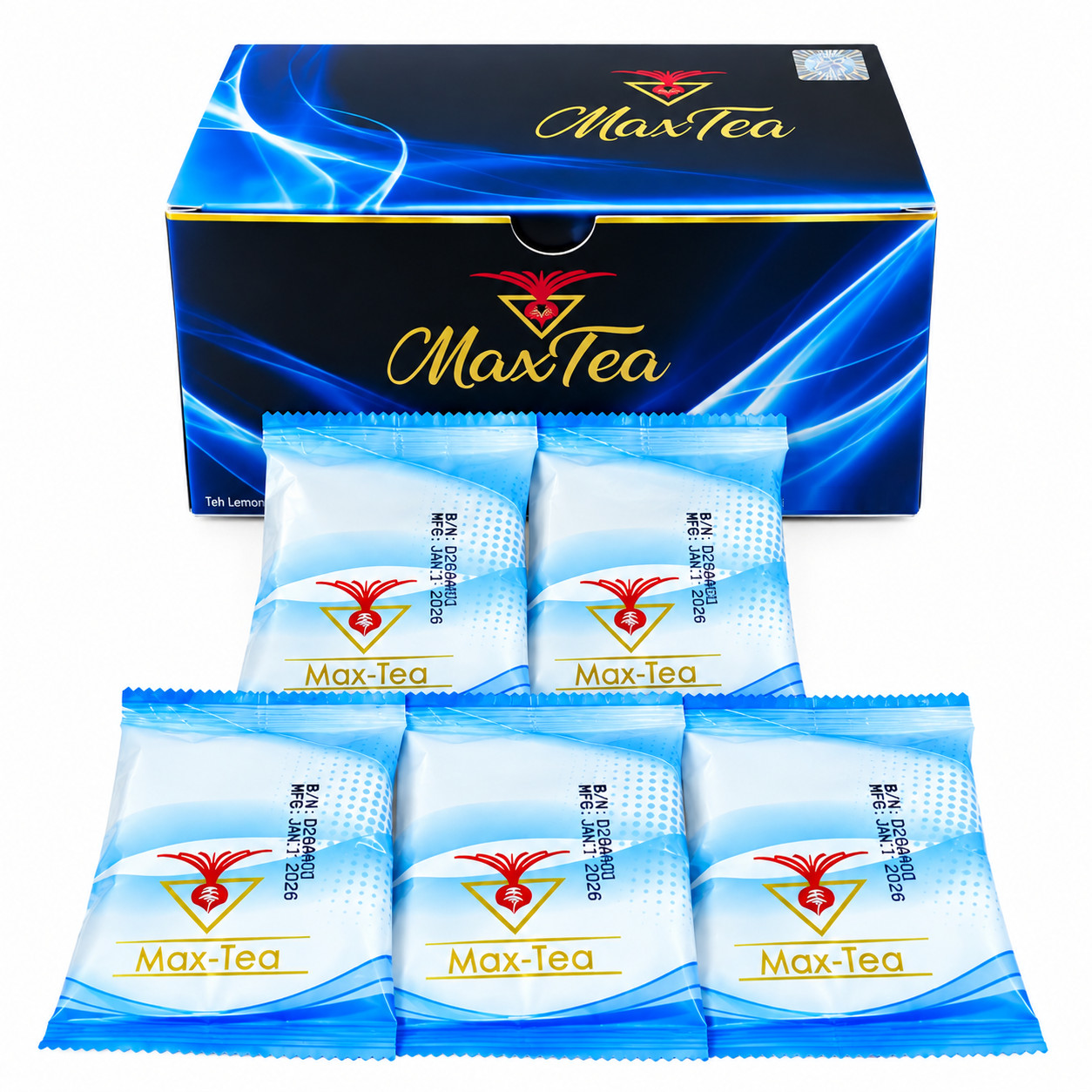 Original Max Tea Halal Energy Drink for Men & Women (15 Sachets)