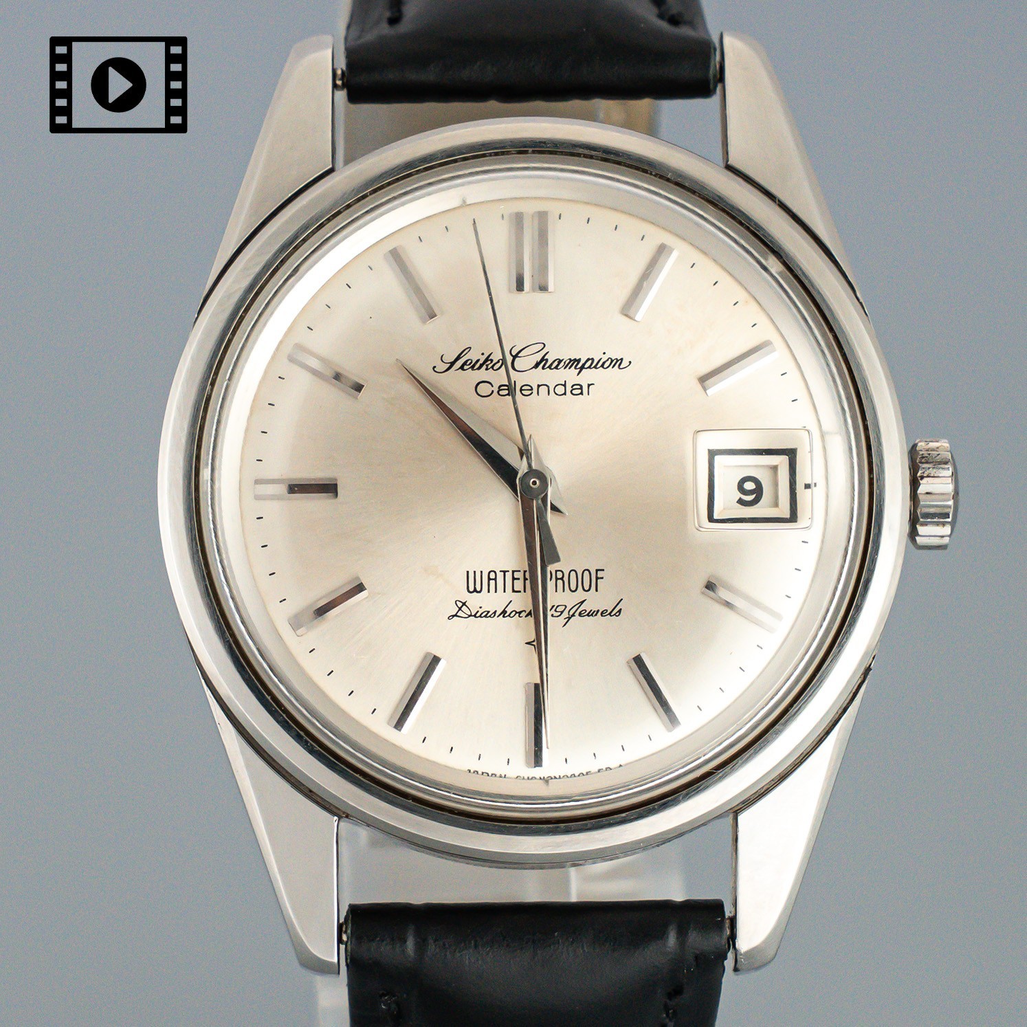 OH Serviced Seiko Champion calendar Diashock 19j Day Manual Mens\' Watch US Stock