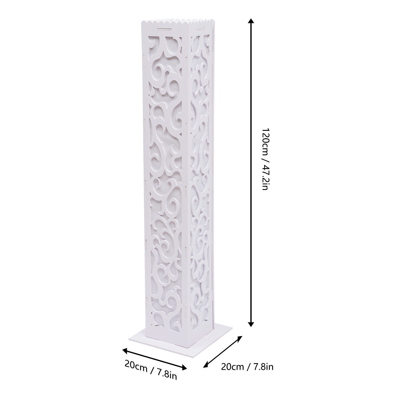 8Pcs Flower Columns LED White Elegant Wedding Column Pillar Decoration