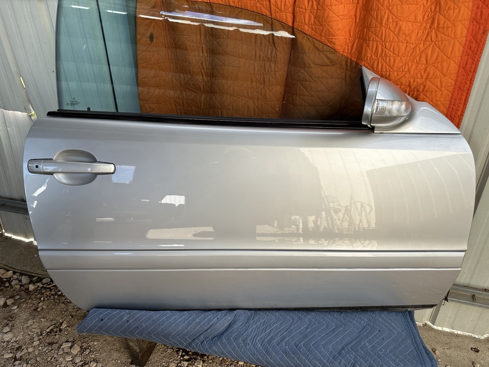 98-03 Mercedes W208 CLK430 CLK55 AMG Right Passenger Side Door Shell OEM 50k