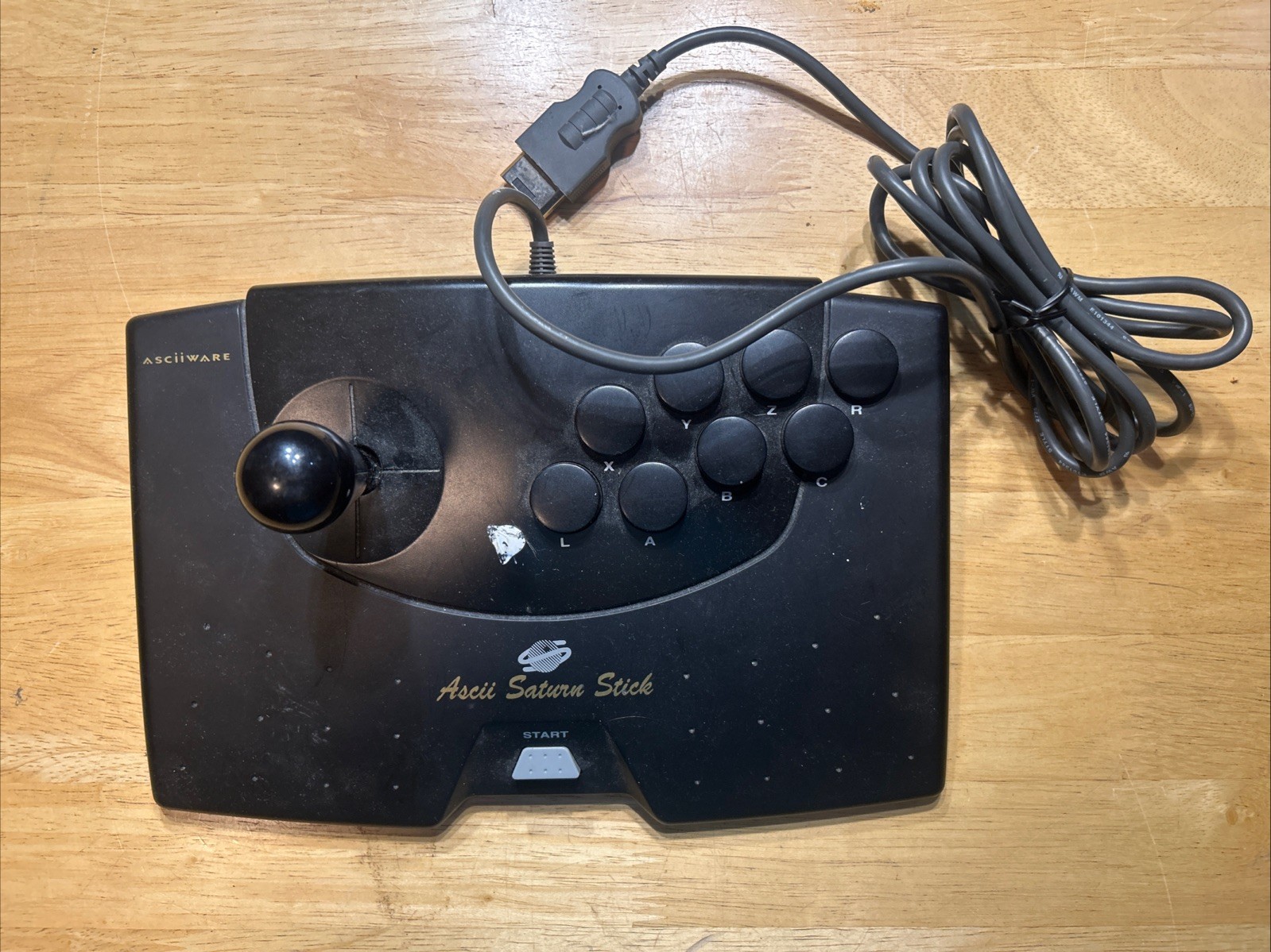 Asciiware Ascii Saturn Stick Arcade Fighting Stick for Sega Saturn TESTED WORKS Asciiware Ascii Saturn Stick Arcade Fighting Stick for Sega Saturn TESTED WORKS
