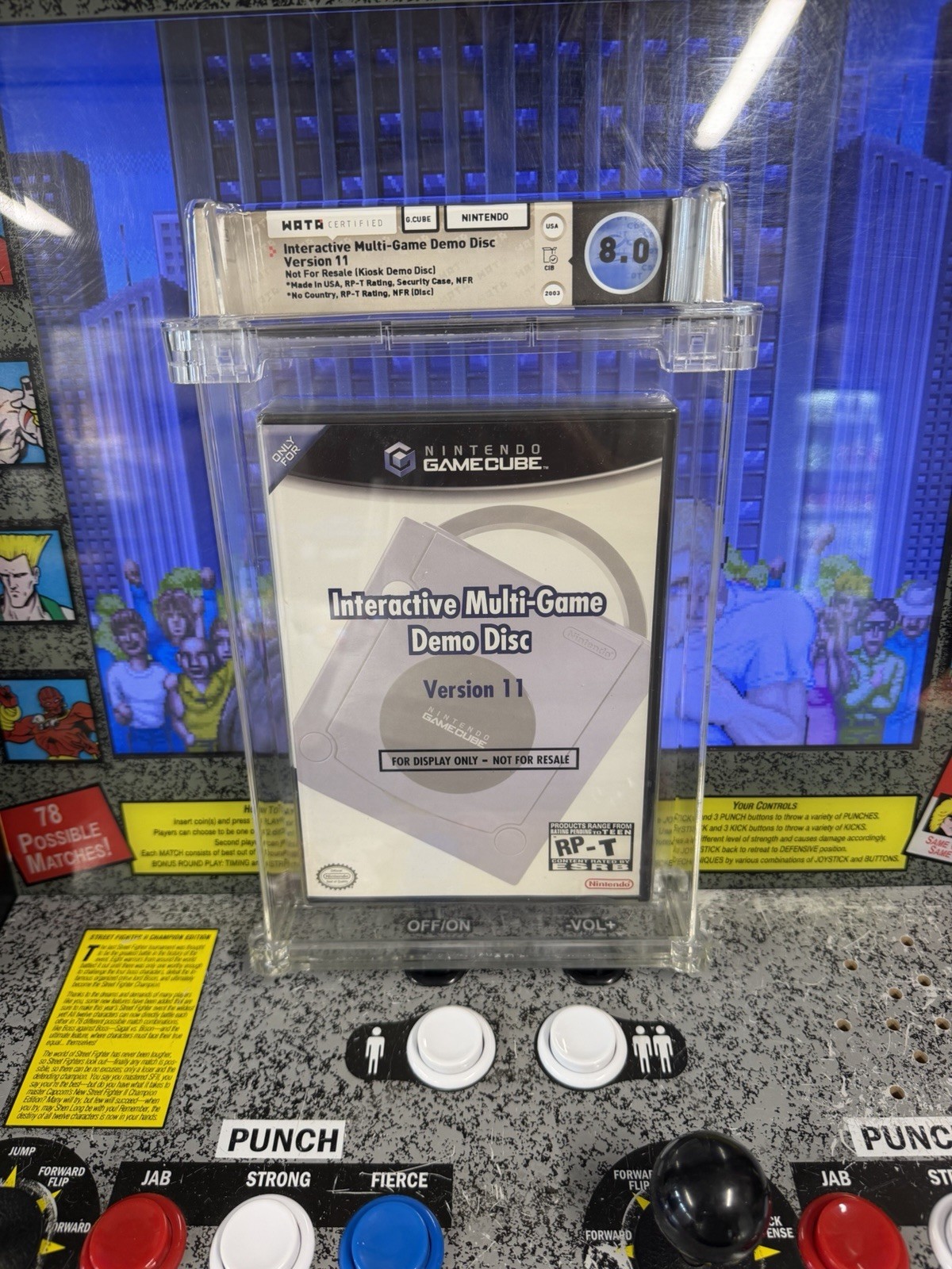 2003 Nintendo Gamecube Interactive Multi-Game Demo Disc Version 11 CIB WATA 8.0