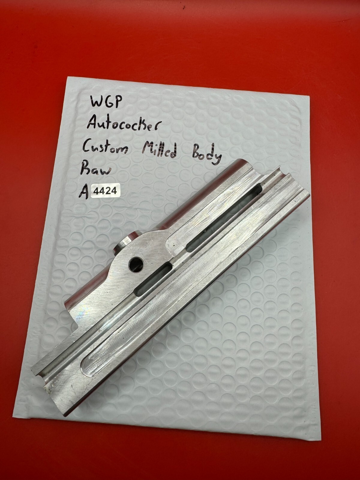 WGP Autococker Custom Milled Body Raw Silver WGP Autococker Custom Milled Body Raw Silver