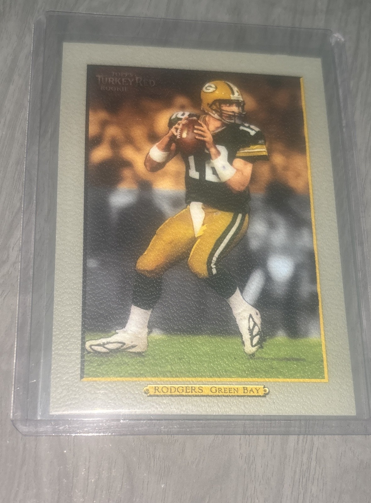 2005 Topps Turkey Red - Aaron Rodgers #221 (RC) 2005 Topps Turkey Red - Aaron Rodgers #221 (RC)