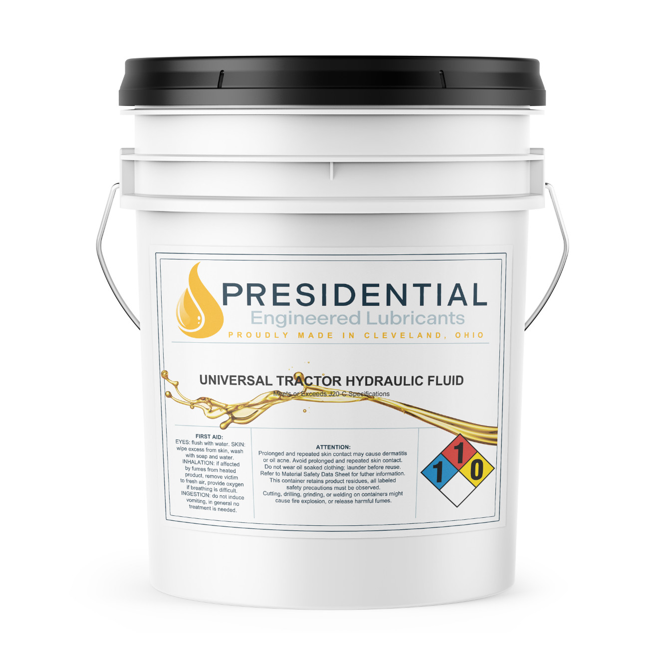 Presidential Universal Tractor Hydraulic Fluid - J20C Equivalent - 5 GAL