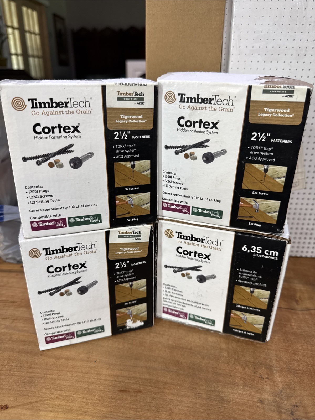 Cortex Legacy Screws&plugs Tigerwood Hidden Fastener 100 Sq feet ( 224 -Pack ) Cortex Legacy Screws&plugs Tigerwood Hidden Fastener 100 Sq feet ( 224 -Pack )