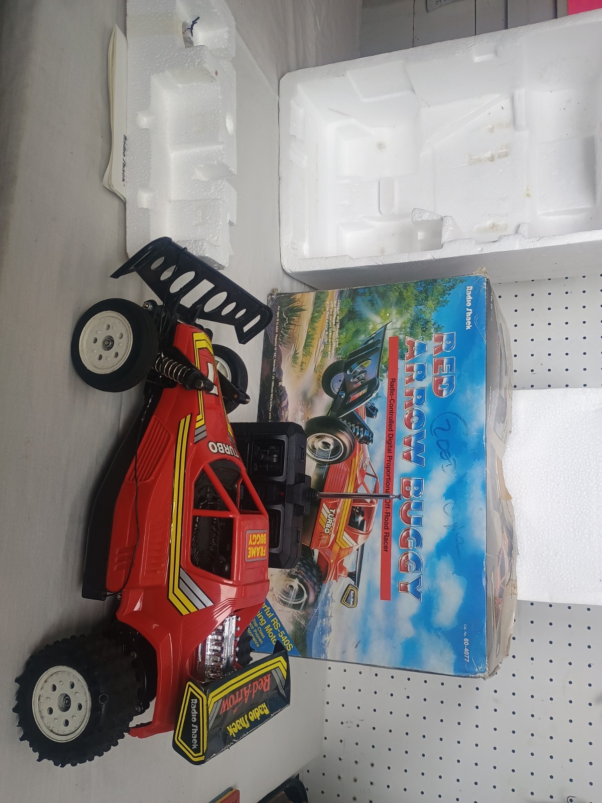 VINTAGE RADIO SHACK RED ARROW FRAME BUGGY RC CAR Untested/FOR PARTS OR REPAIRS VINTAGE RADIO SHACK RED ARROW FRAME BUGGY RC CAR Untested/FOR PARTS OR REPAIRS