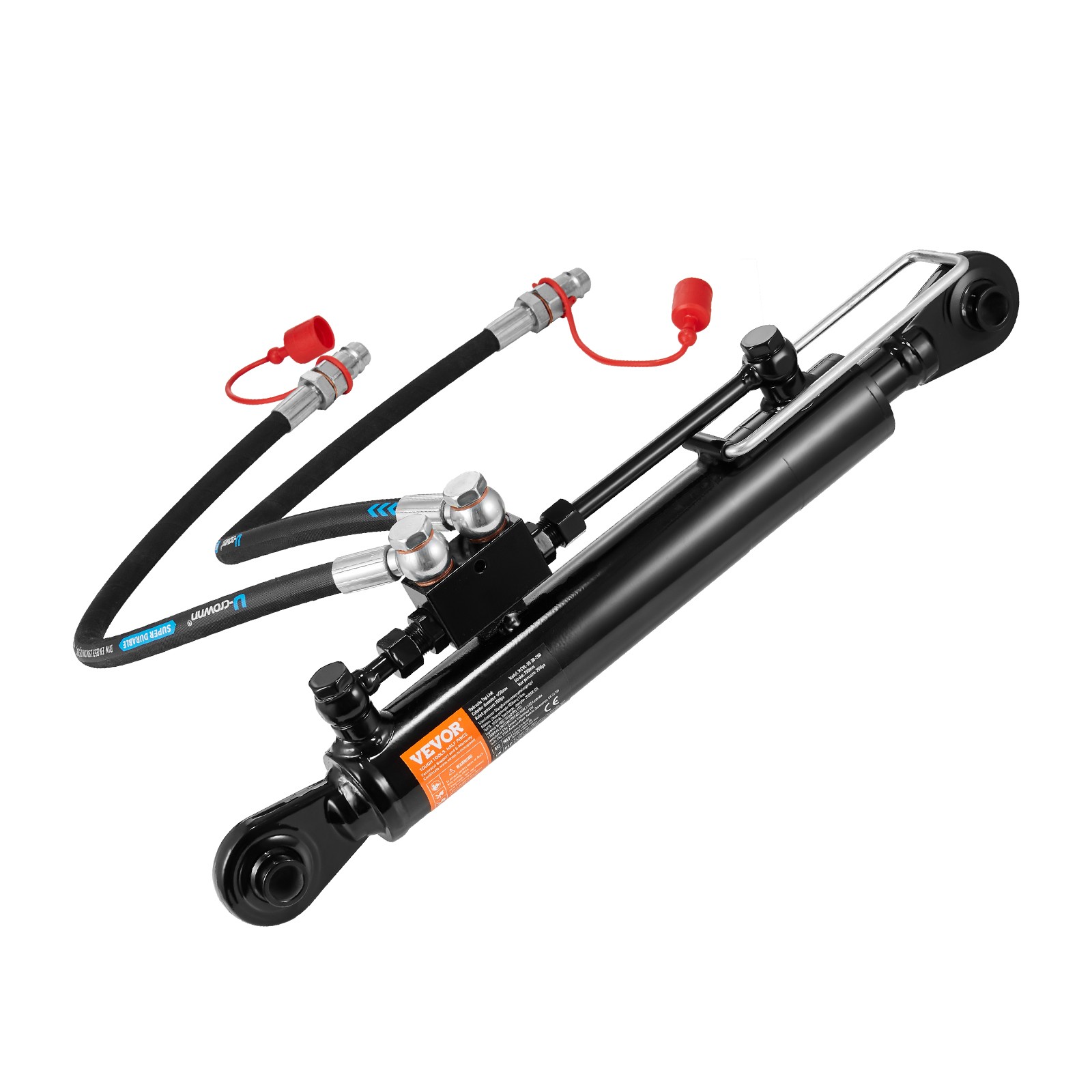 Hydraulic Top Link Cat.1-1 20-7/8 in ~ 31-7/8 in with 2x Hoses for Tractor