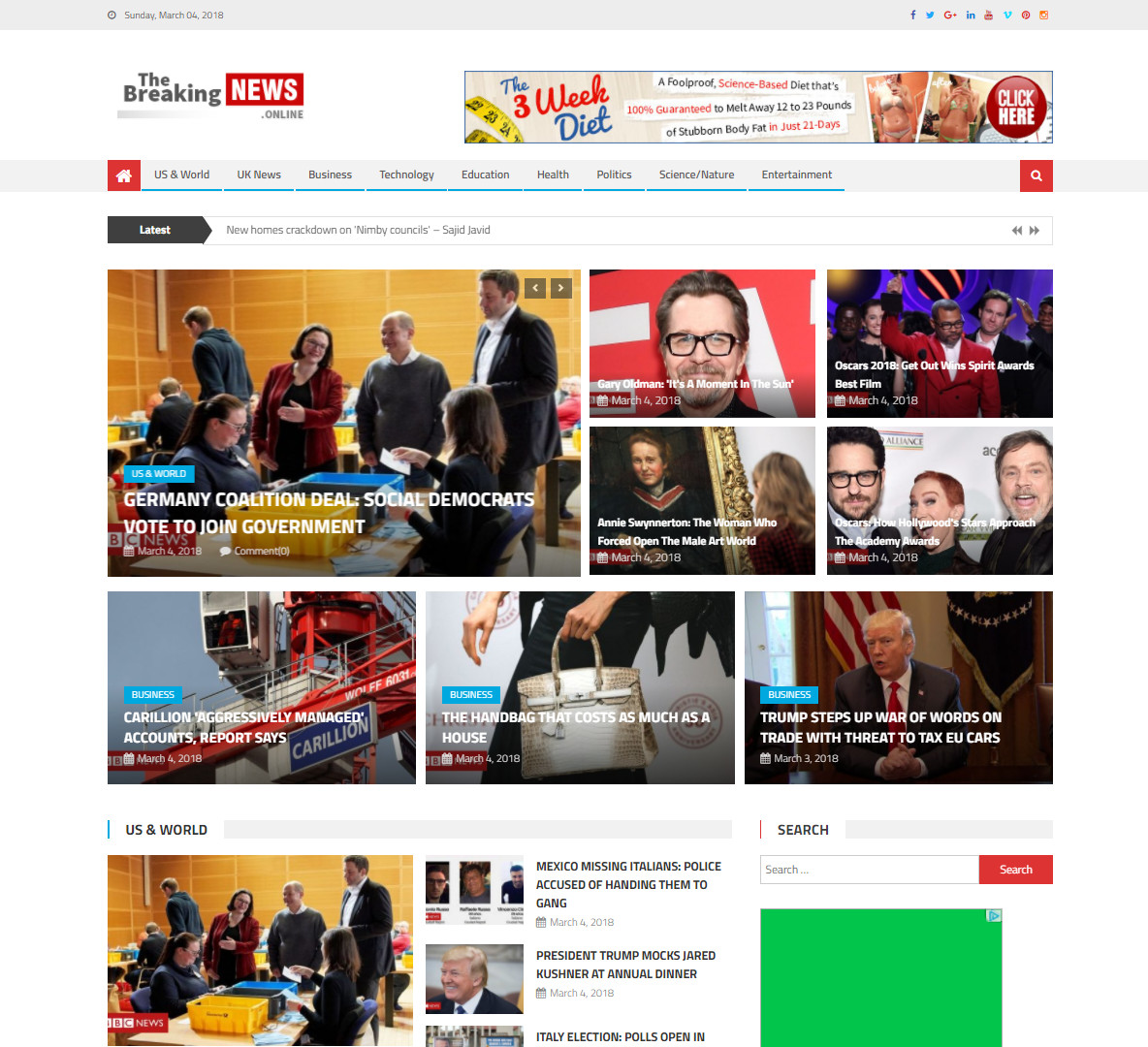 🥇 Turnkey Automated News Website Script - Autopilot Adsense Income FREE HOSTING