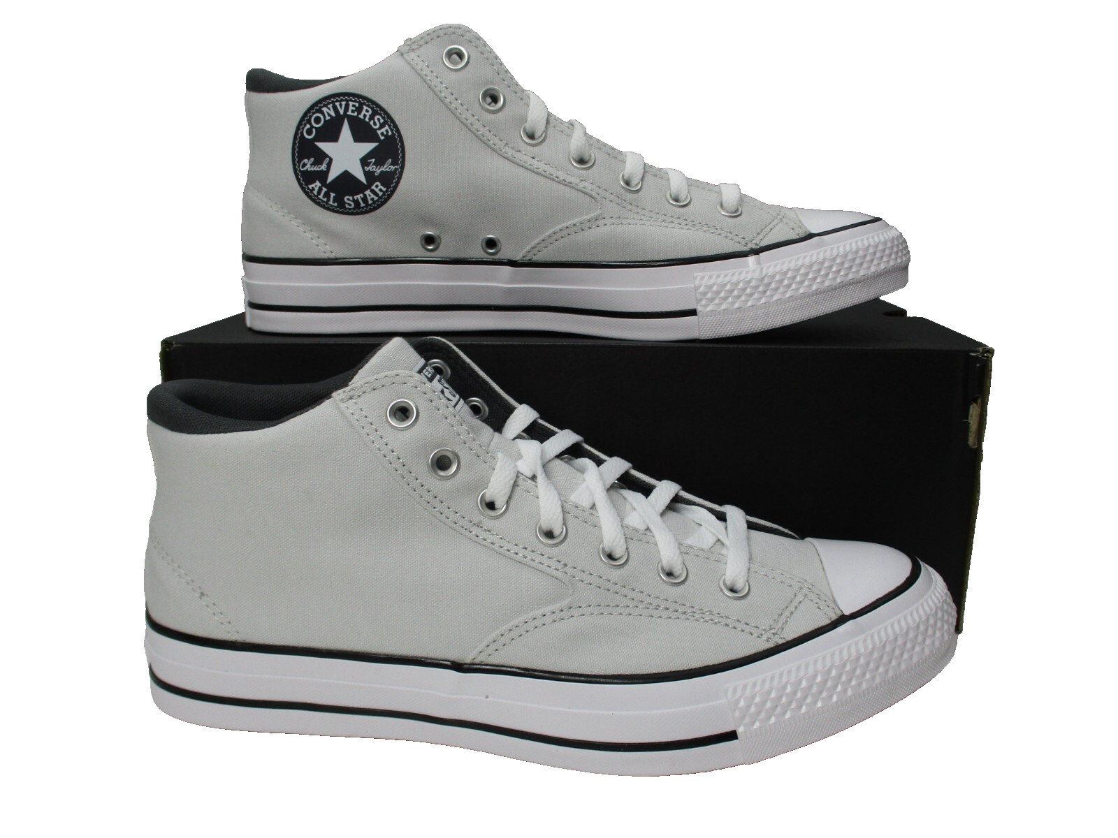 Converse All Star CTAS Malden St. Light Gray Mid Shoes Mens Sz 12 Canvas Converse All Star CTAS Malden St. Light Gray Mid Shoes Mens Sz 12 Canvas