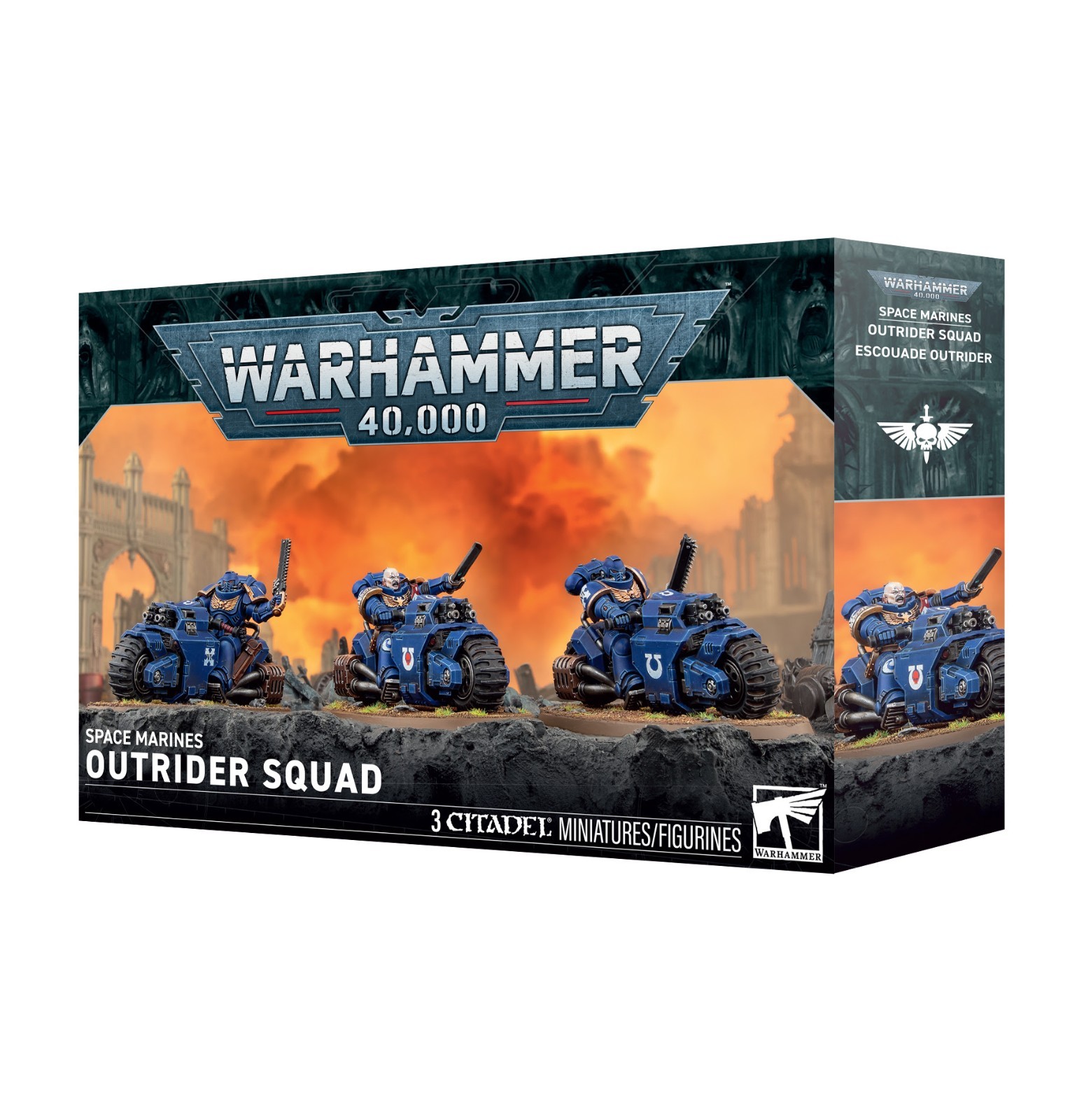 Space Marine Outrider Squad (New) - Warhammer 40k (Pre-Order) Space Marine Outrider Squad (New) - Warhammer 40k (Pre-Order)