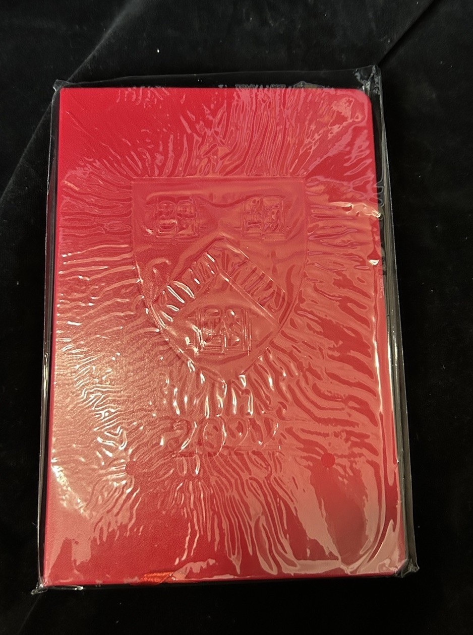 Harvard University Red 2022 Hardcover Notebook Unused Lined Pages 8.5