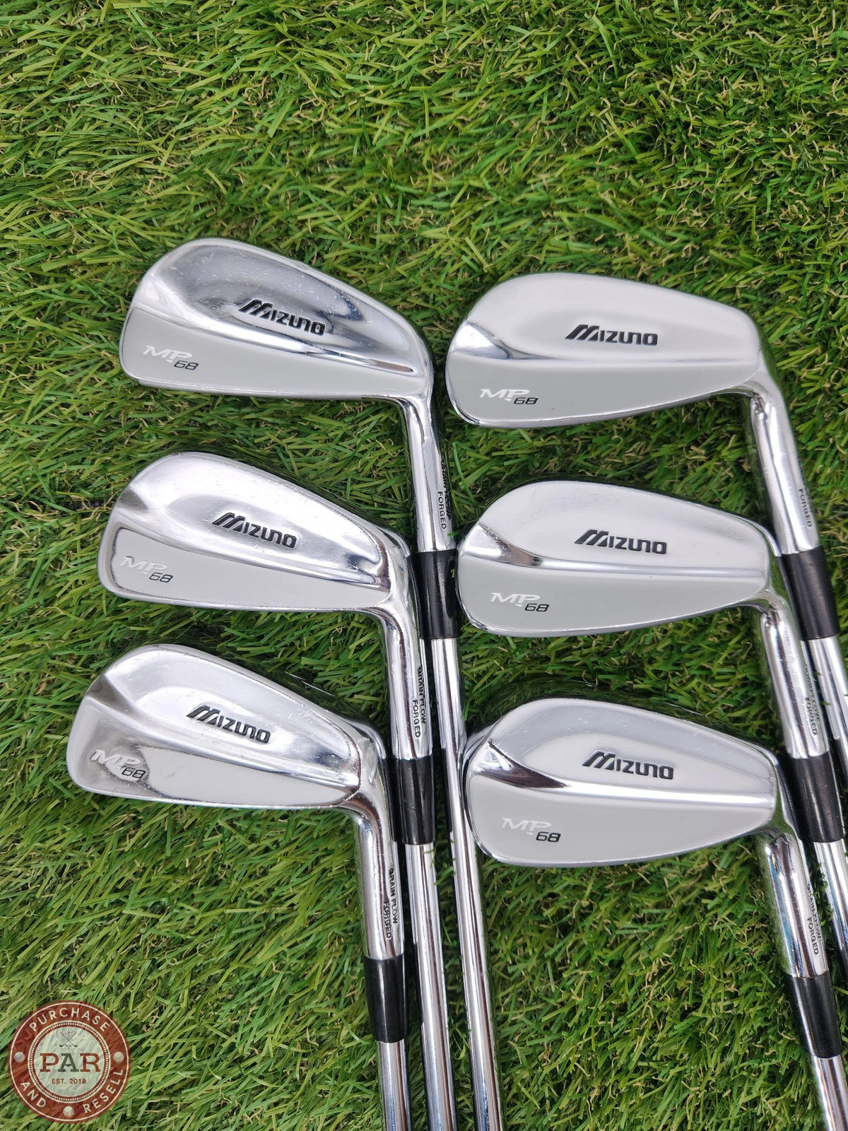 2010 MIZUNO MP68 IRON SET 5-PW STIFF RIFLE PRECISION FCM 6.0 VERYGOOD