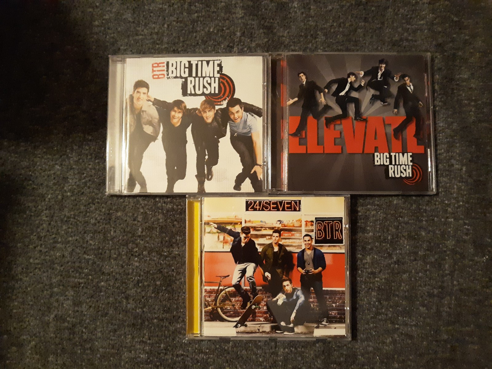 Big Time Rush CD Set BTR, Elevate and 24/7 Big Time Rush CD Set BTR, Elevate and 24/7
