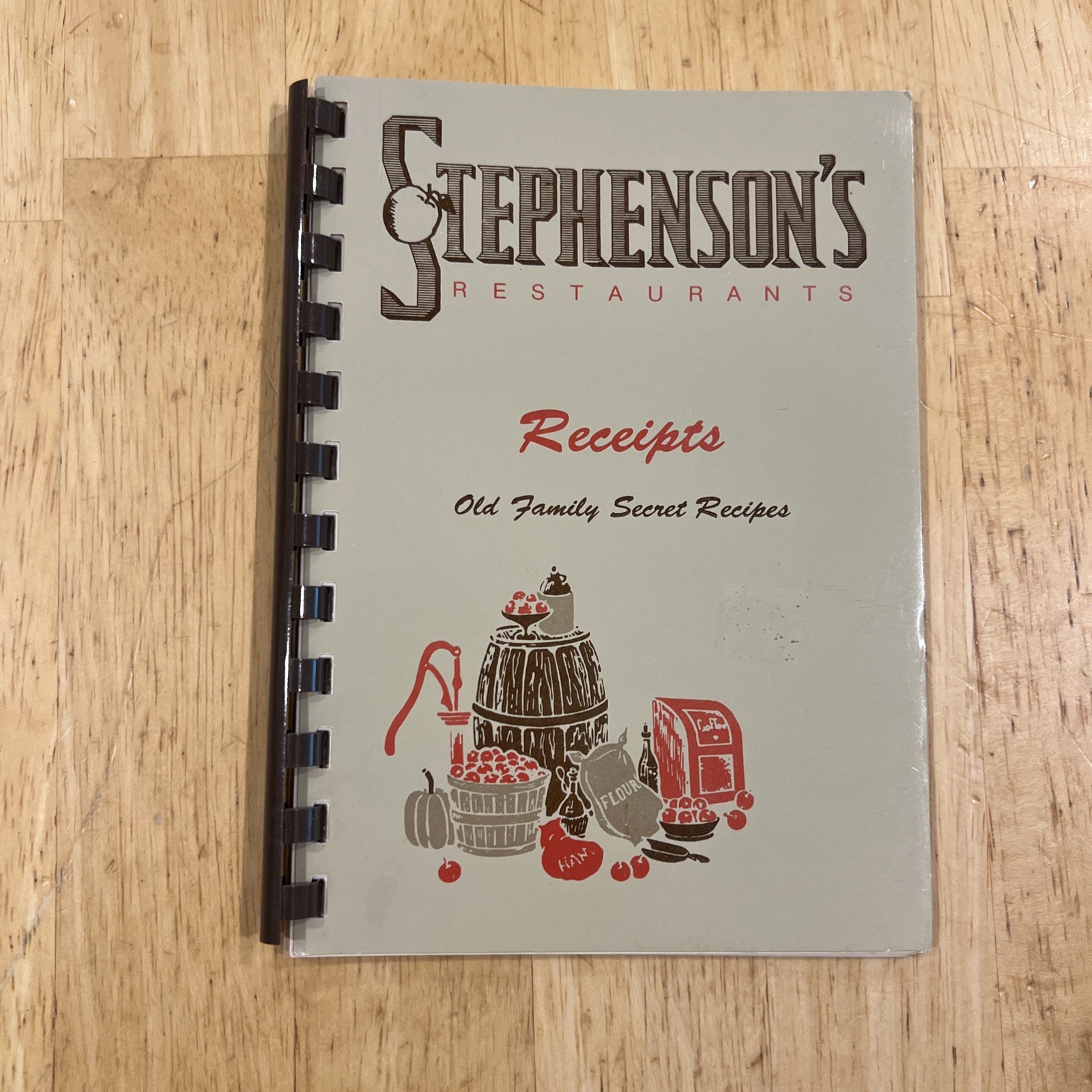 Stephenson\'s Restaurants Receipts 1987 Recipe Cookbook Kansas City Apple Farm
