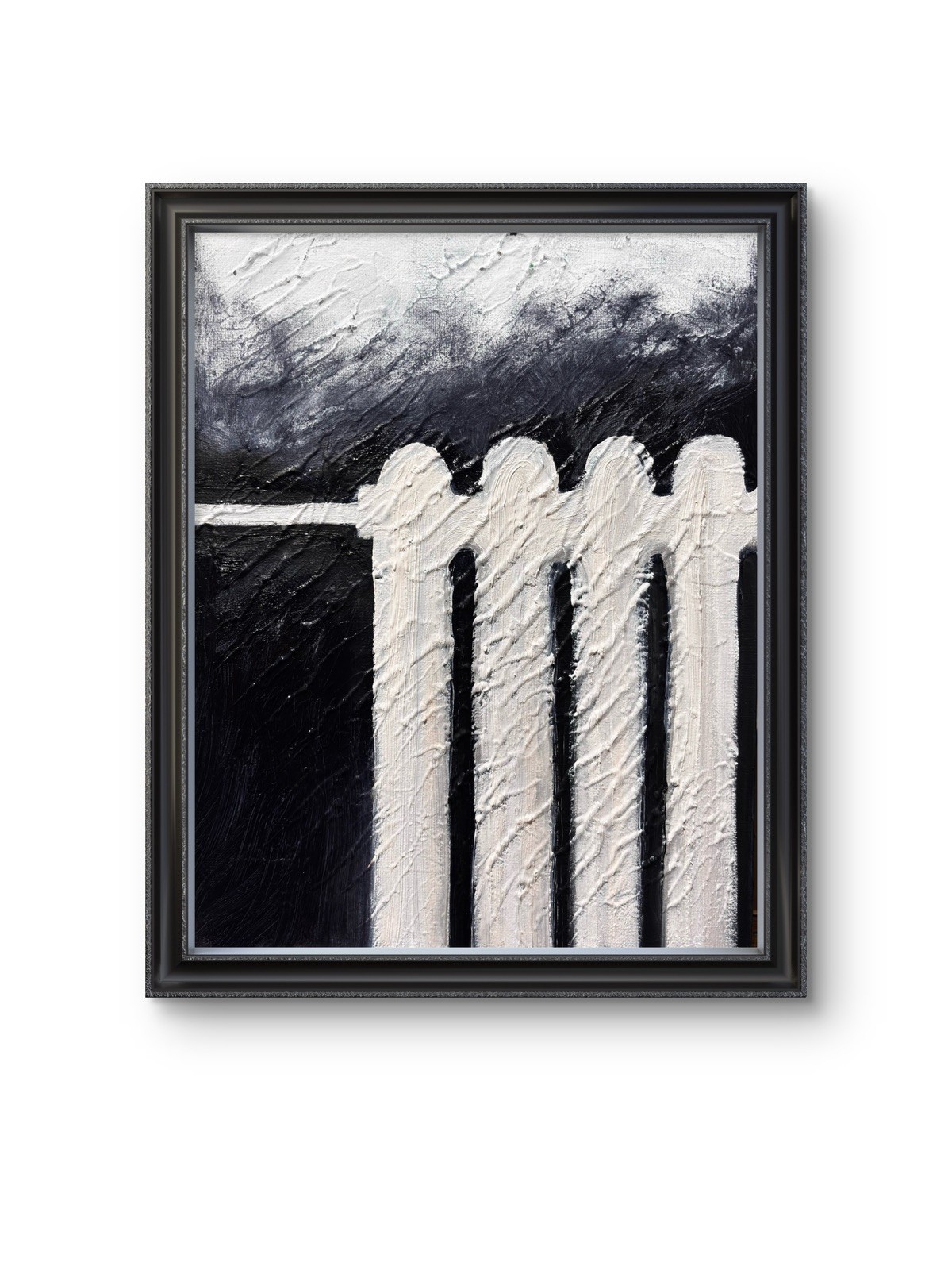 Original oil painting impressionist naïve style “ Radiator “ with COA Original oil painting impressionist naïve style “ Radiator “ with COA