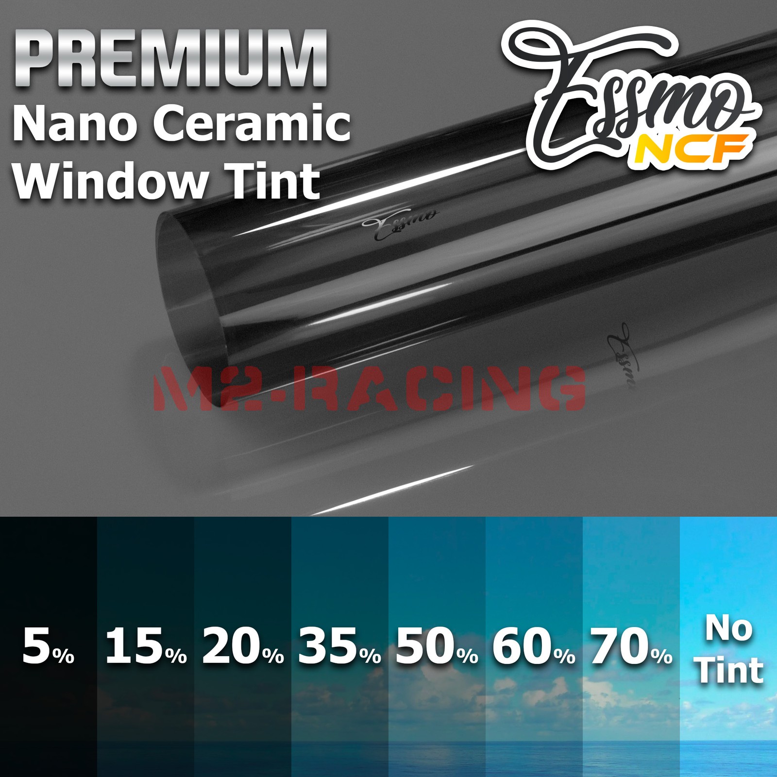 ESSMO Nano Ceramic Window Tint Film 35% VLT Car Home UV Heat Protection NCF35