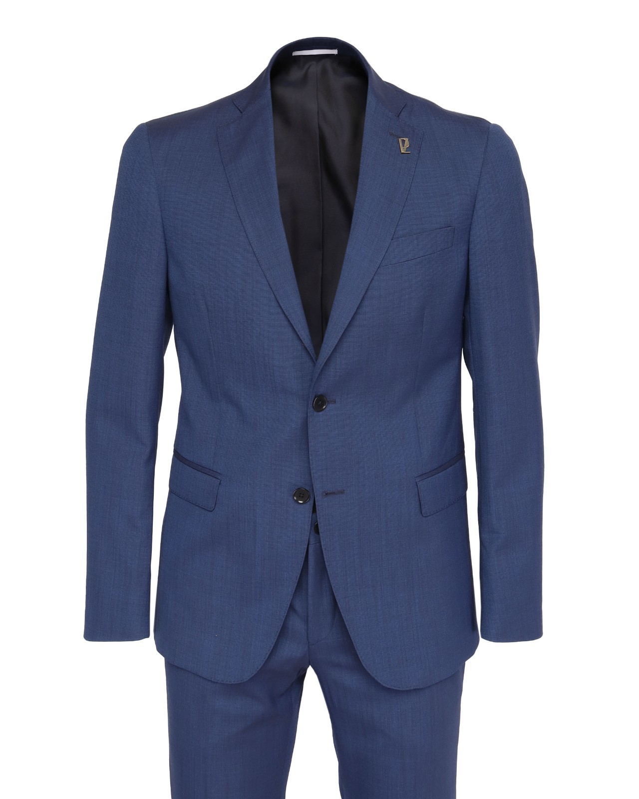 NWT PAL ZILERI SUIT blue 2 button lightweight wool luxury Italy 58 us 48