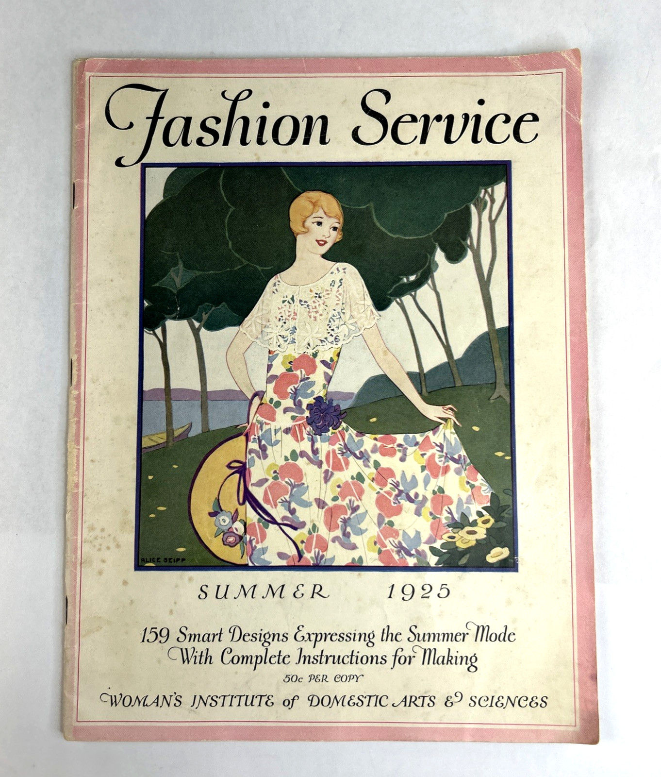 1925 FASHION SERVICE Woman's Institute Magazine Summer