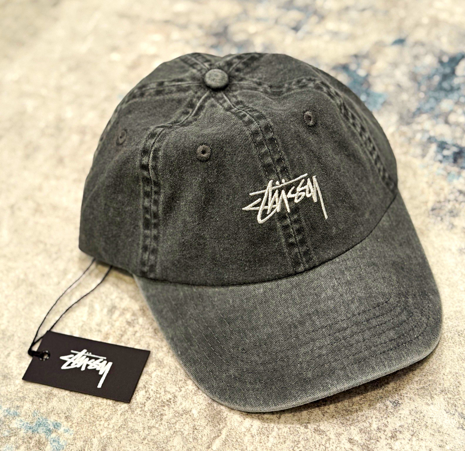 STUSSY AU Stock Low Pro Cap Washed Grey Strapback OS, BNWT, 100% Authentic STUSSY AU Stock Low Pro Cap Washed Grey Strapback OS, BNWT, 100% Authentic